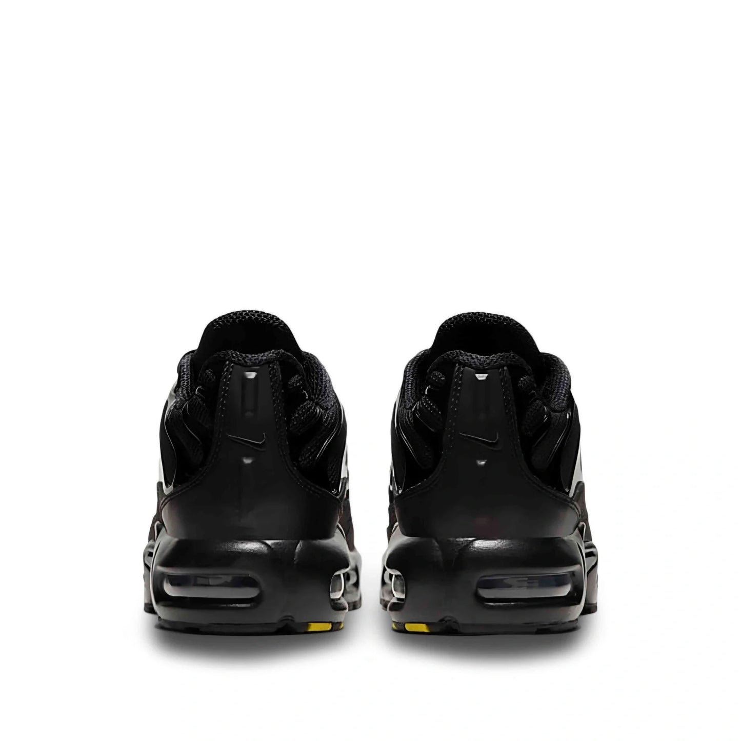 Nike Air Max Plus "Triple Black" children's shoe.