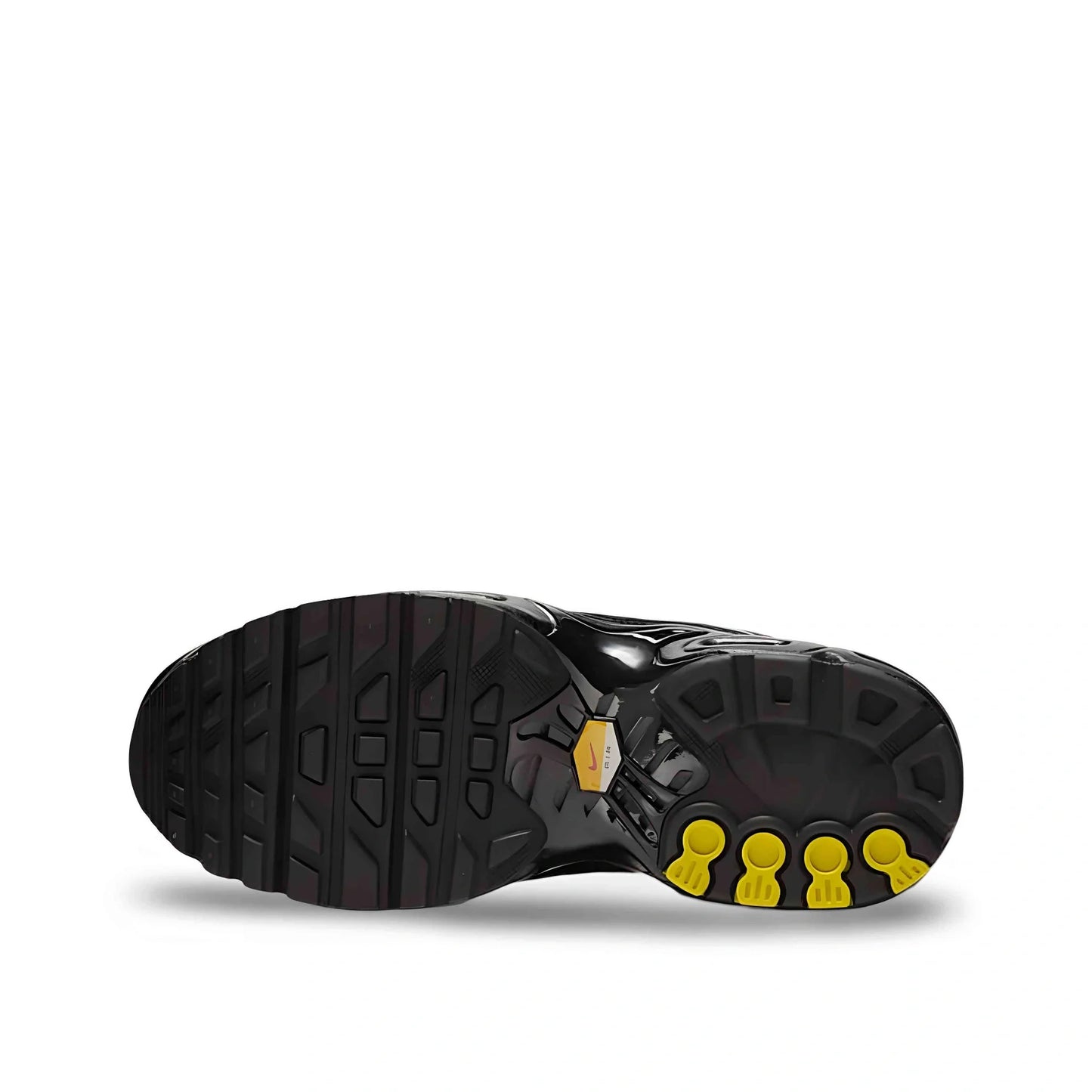 Nike Air Max Plus "Triple Black" children's shoe.