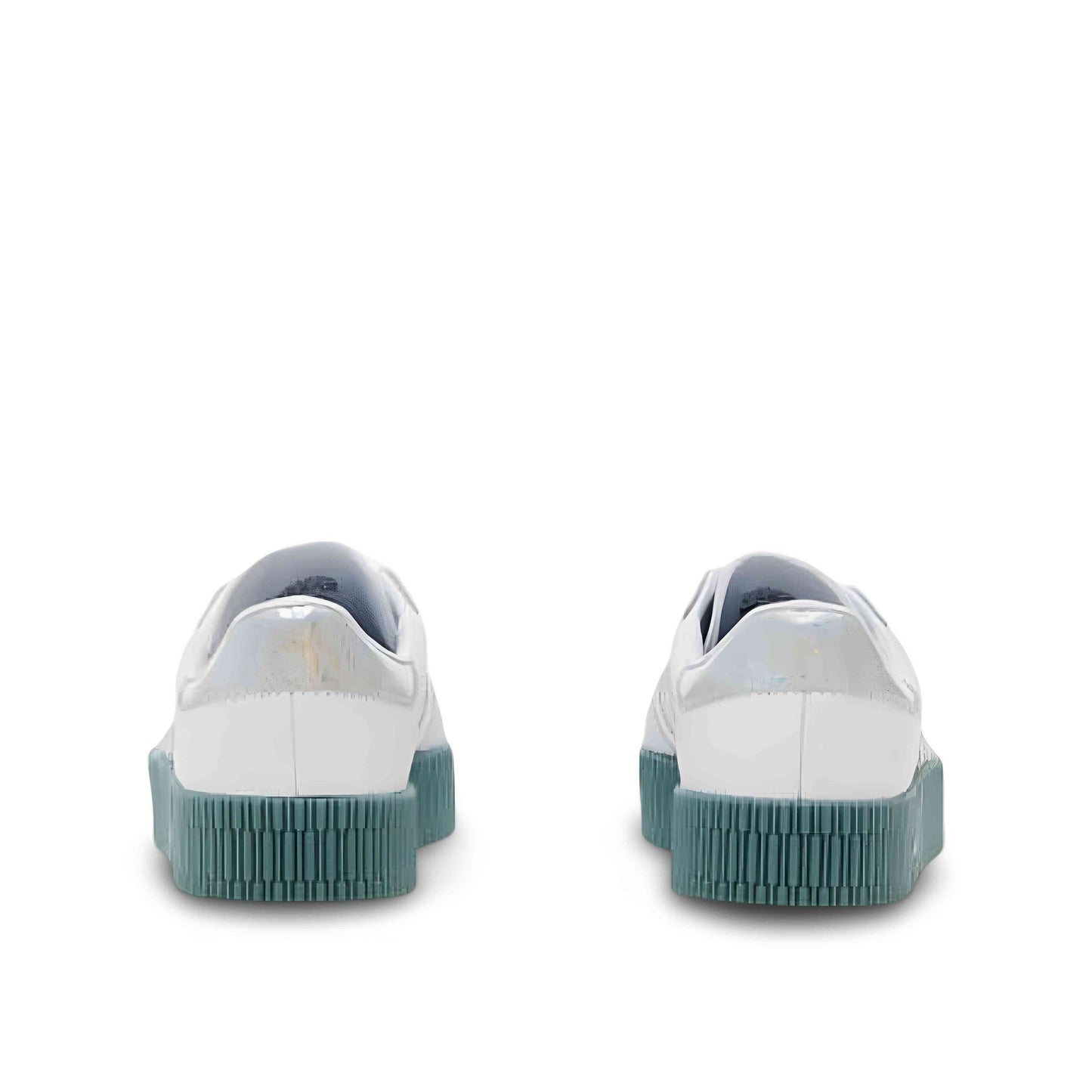 Adidas Samba Rose women's shoe in mermaid blue.