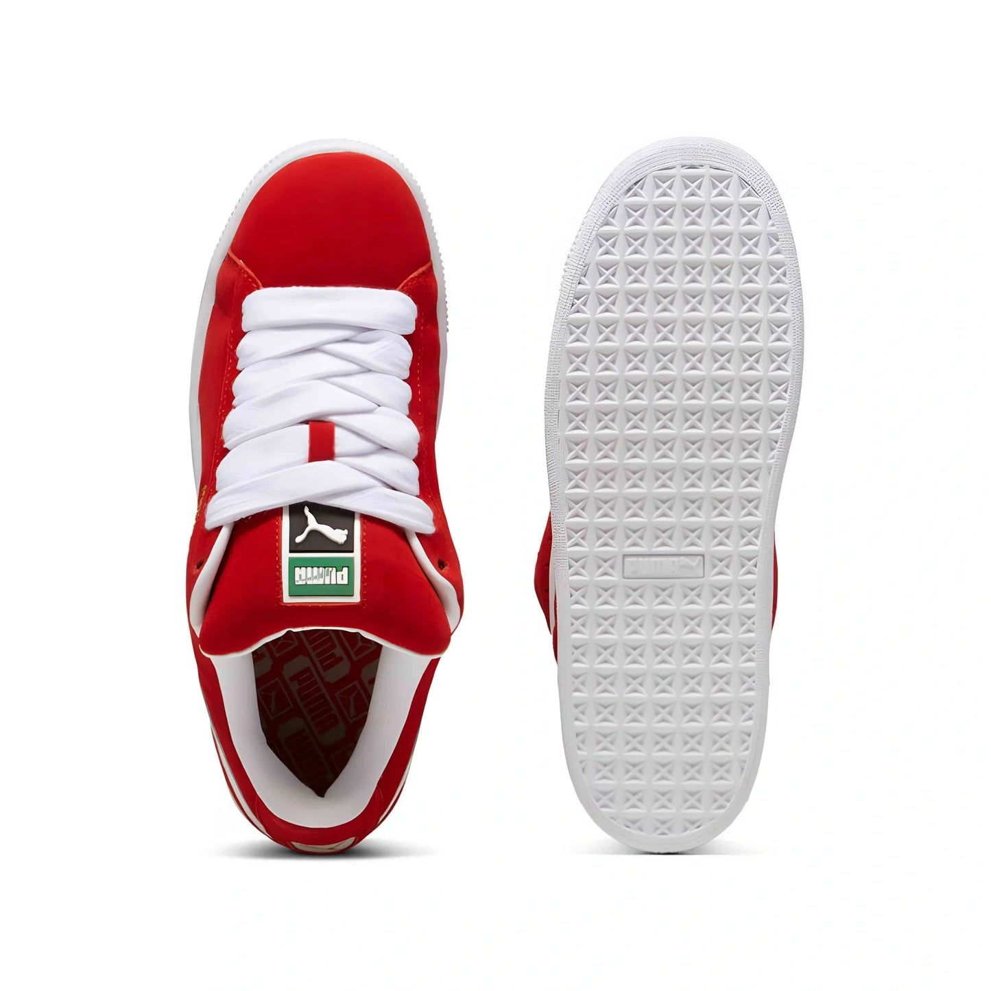 Puma Suede XL unisex, red/white.