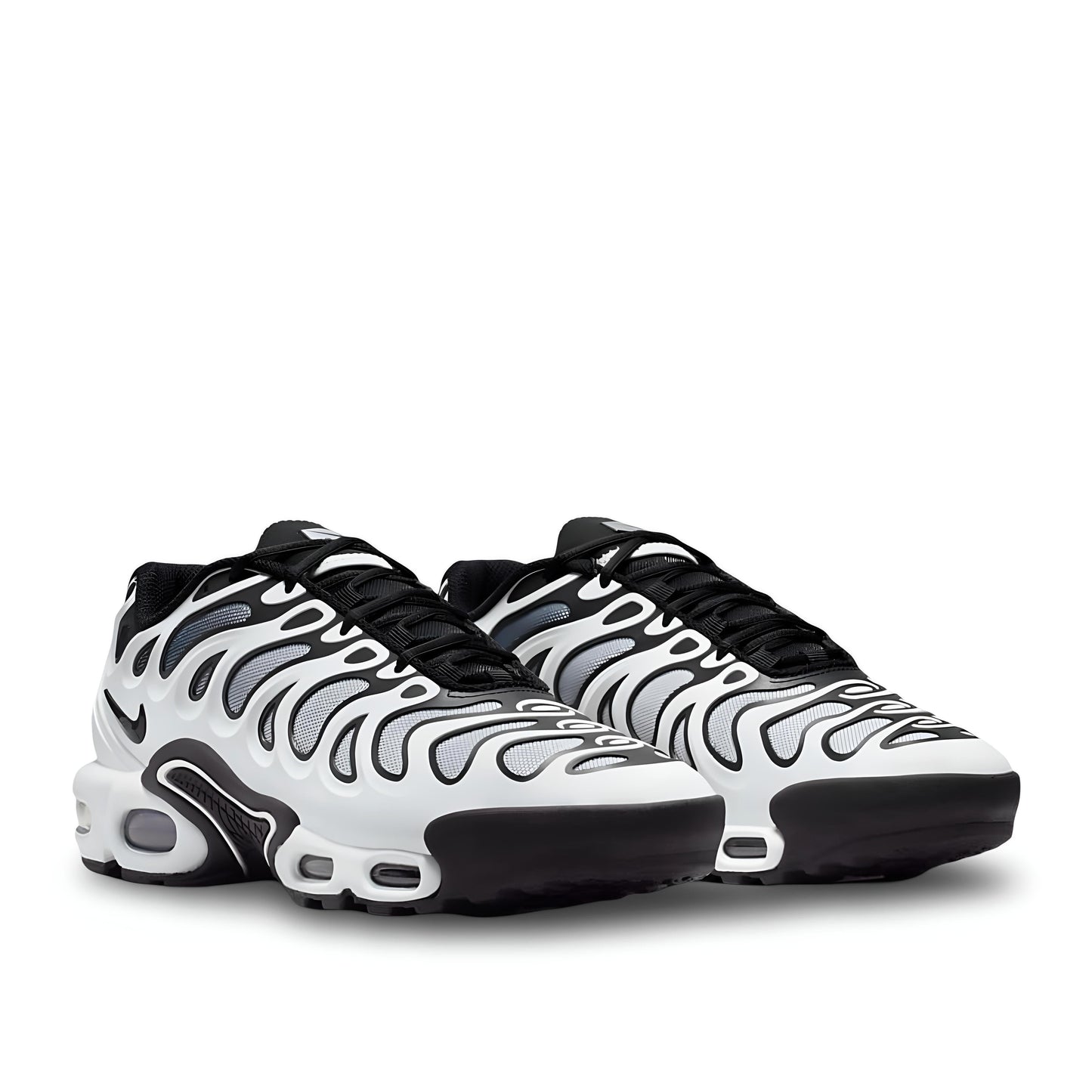 Nike Air Max Plus TN Drift in Panda colorway.