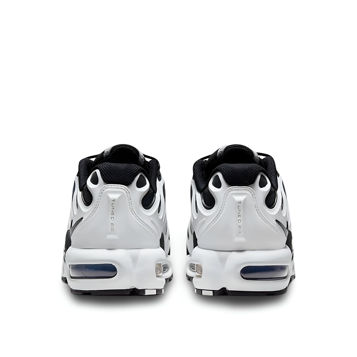 Nike Air Max Plus TN Drift in Panda colorway.