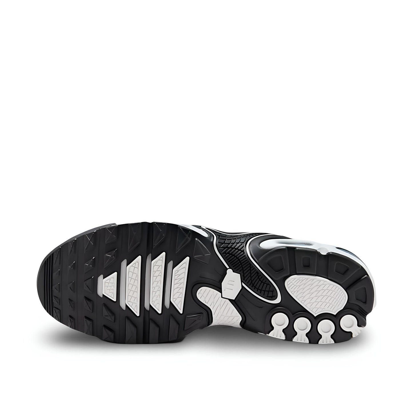 Nike Air Max Plus TN Drift in Panda colorway.