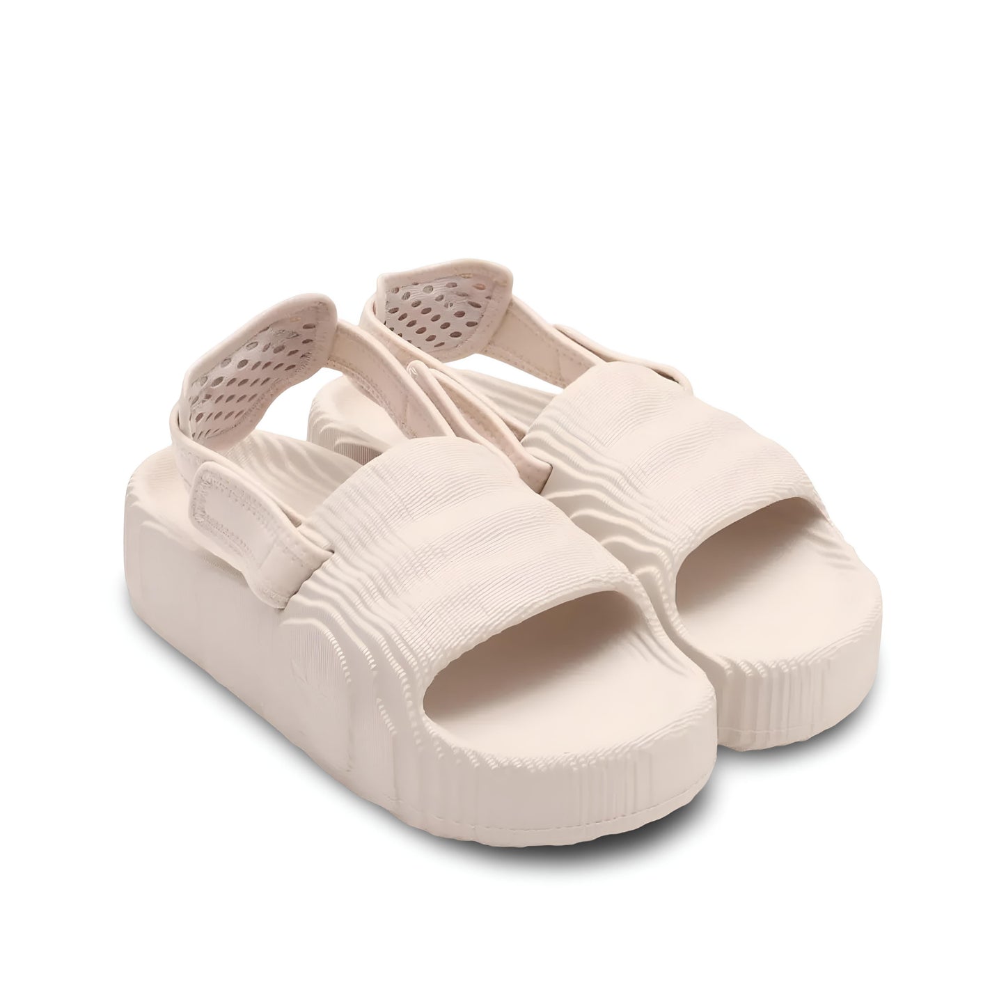 Adidas Adilette 22 XLG sandals in pink.