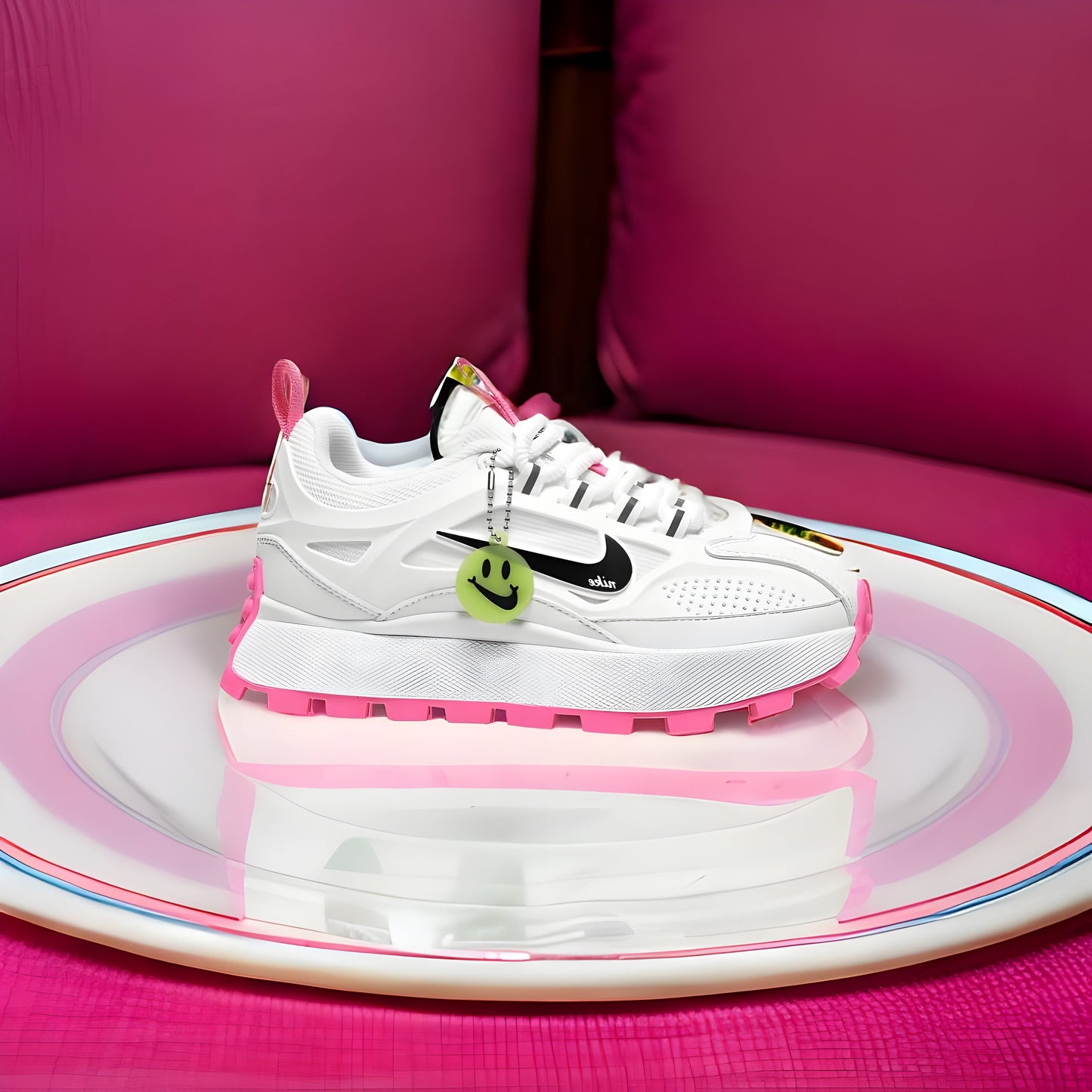 Nike bailleli white/pink.