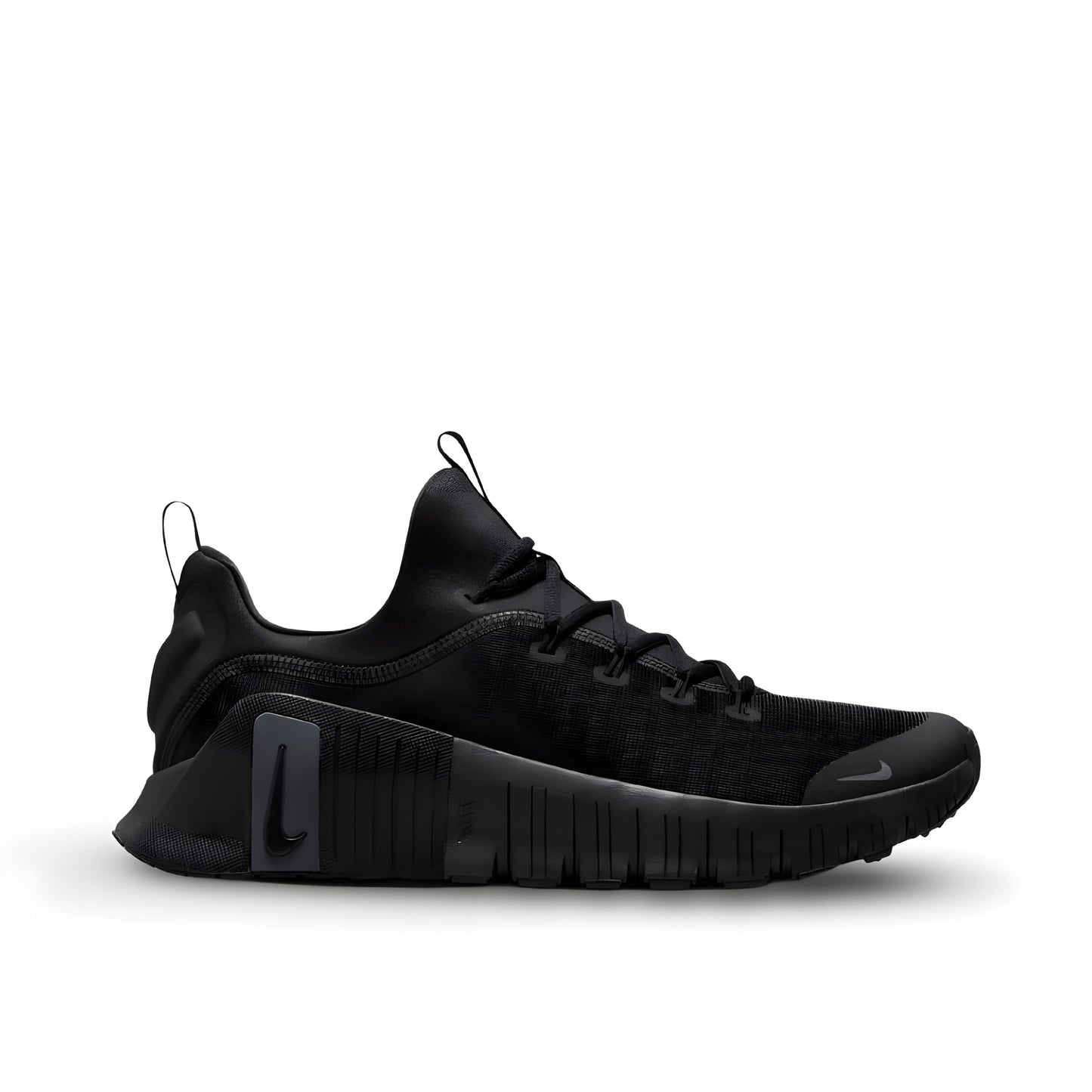 Nike Free Metcon 6, all black.