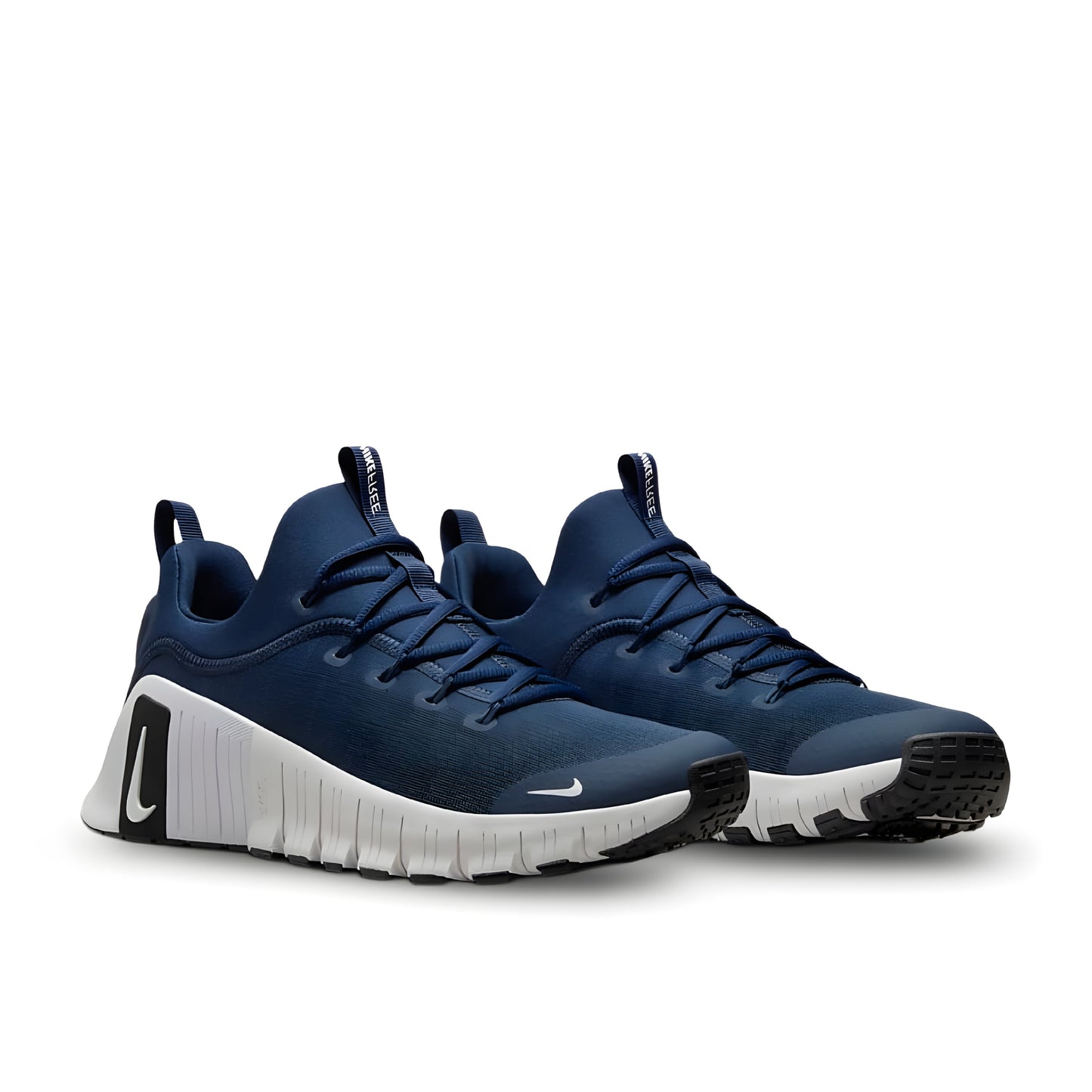 Nike Free Metcon 6 "College Navy/Black/White" footwear.