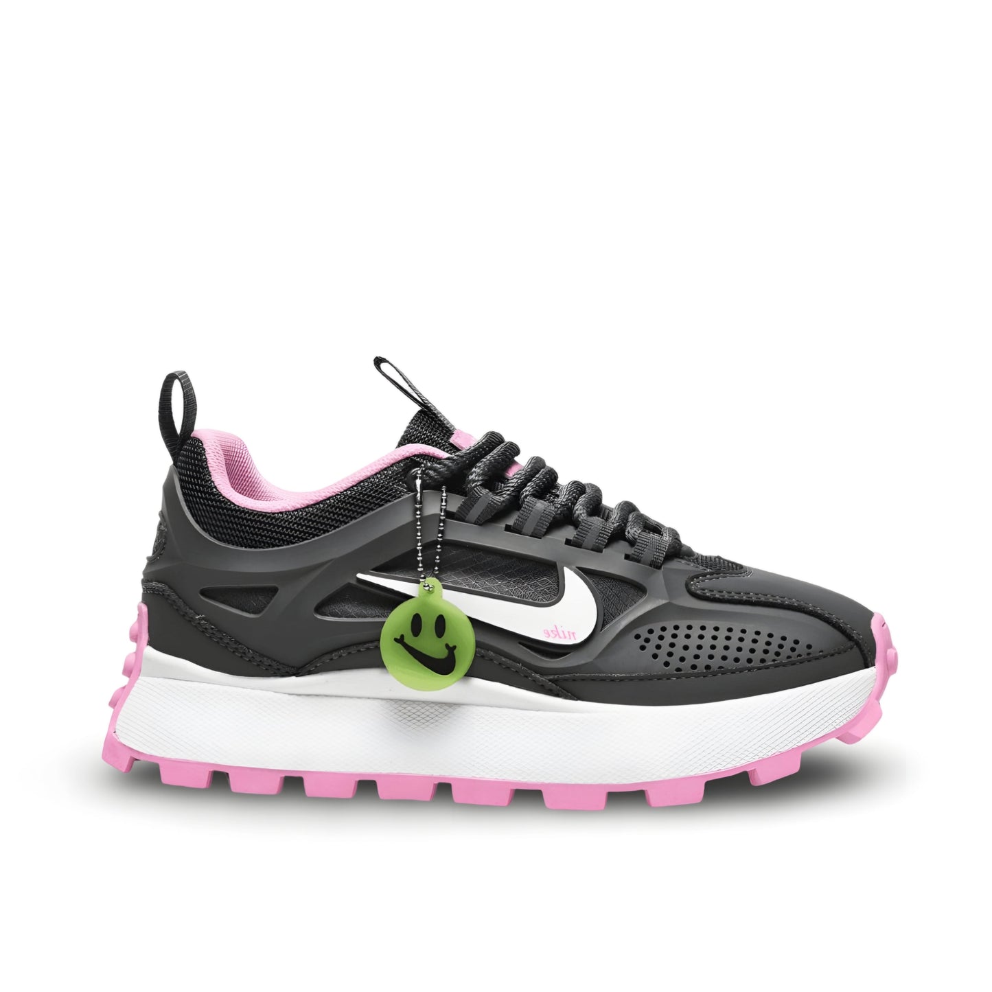 Nike Bailleli in Light Grey/White/Pink Glow.