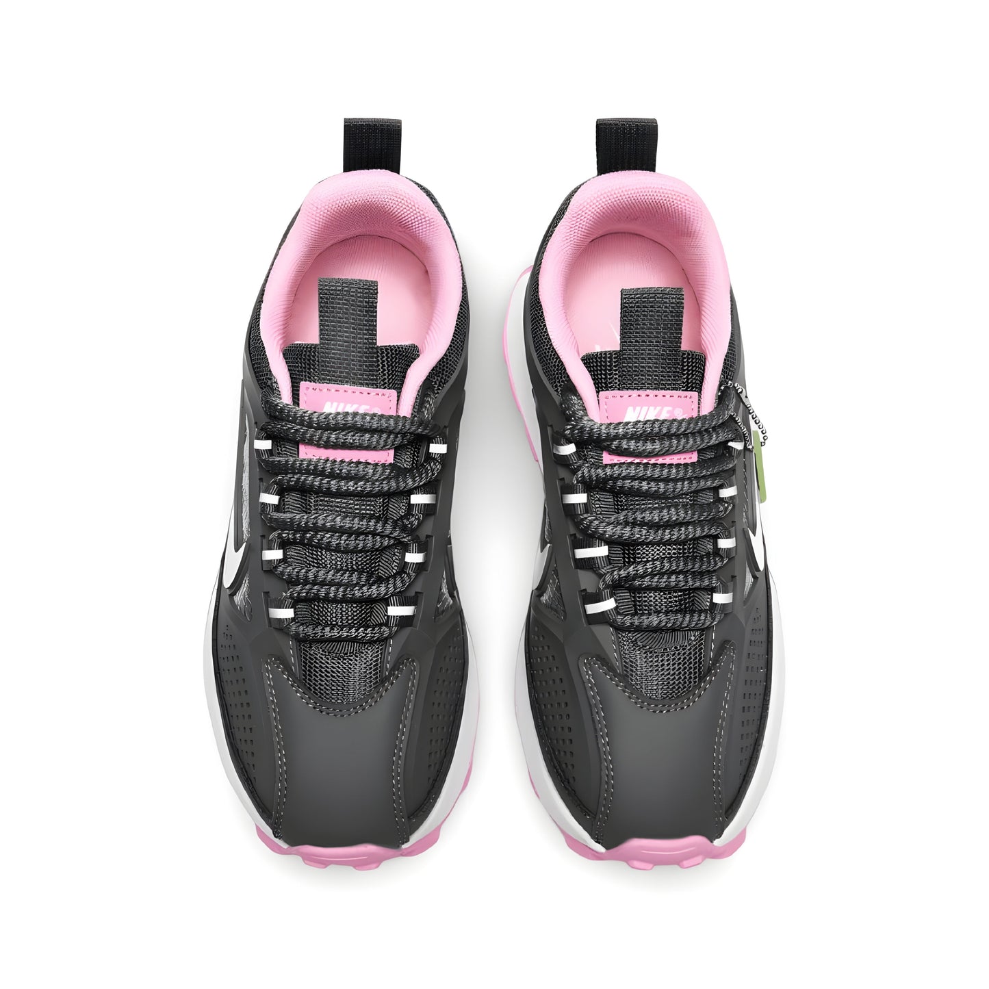 Nike Bailleli in Light Grey/White/Pink Glow.