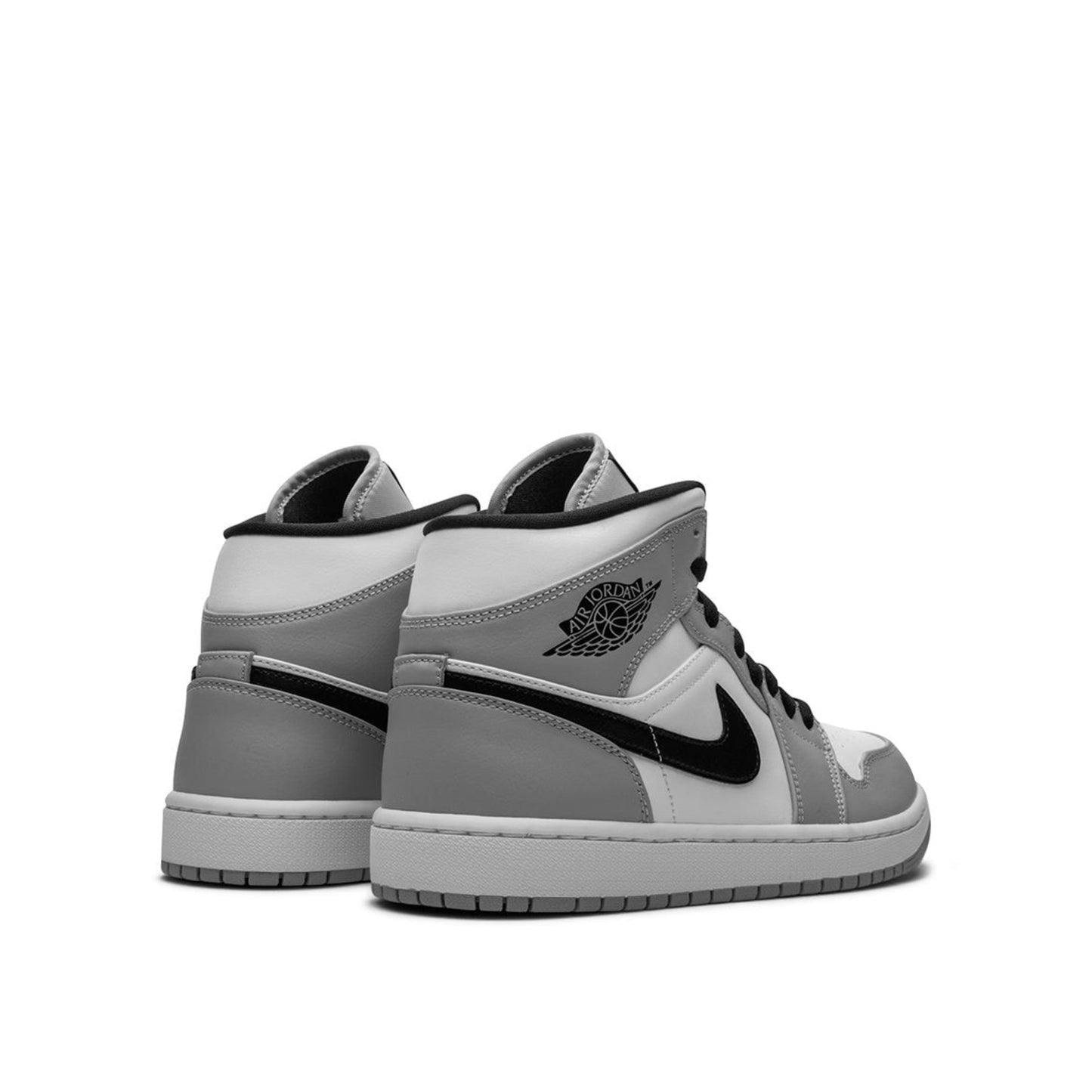 Air Jordan 1 Mid, Light Smoke Grey.