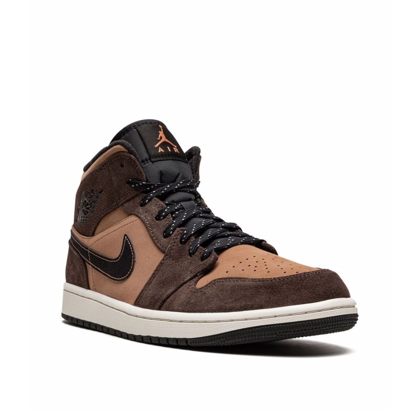 Air Jordan 1 Mid SE Dark Chocolate.