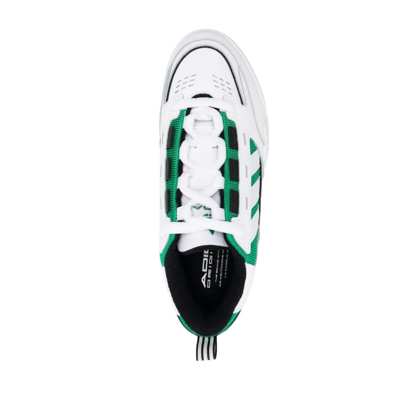 Adidas ADI2000 in ftw white/ftw white/green.