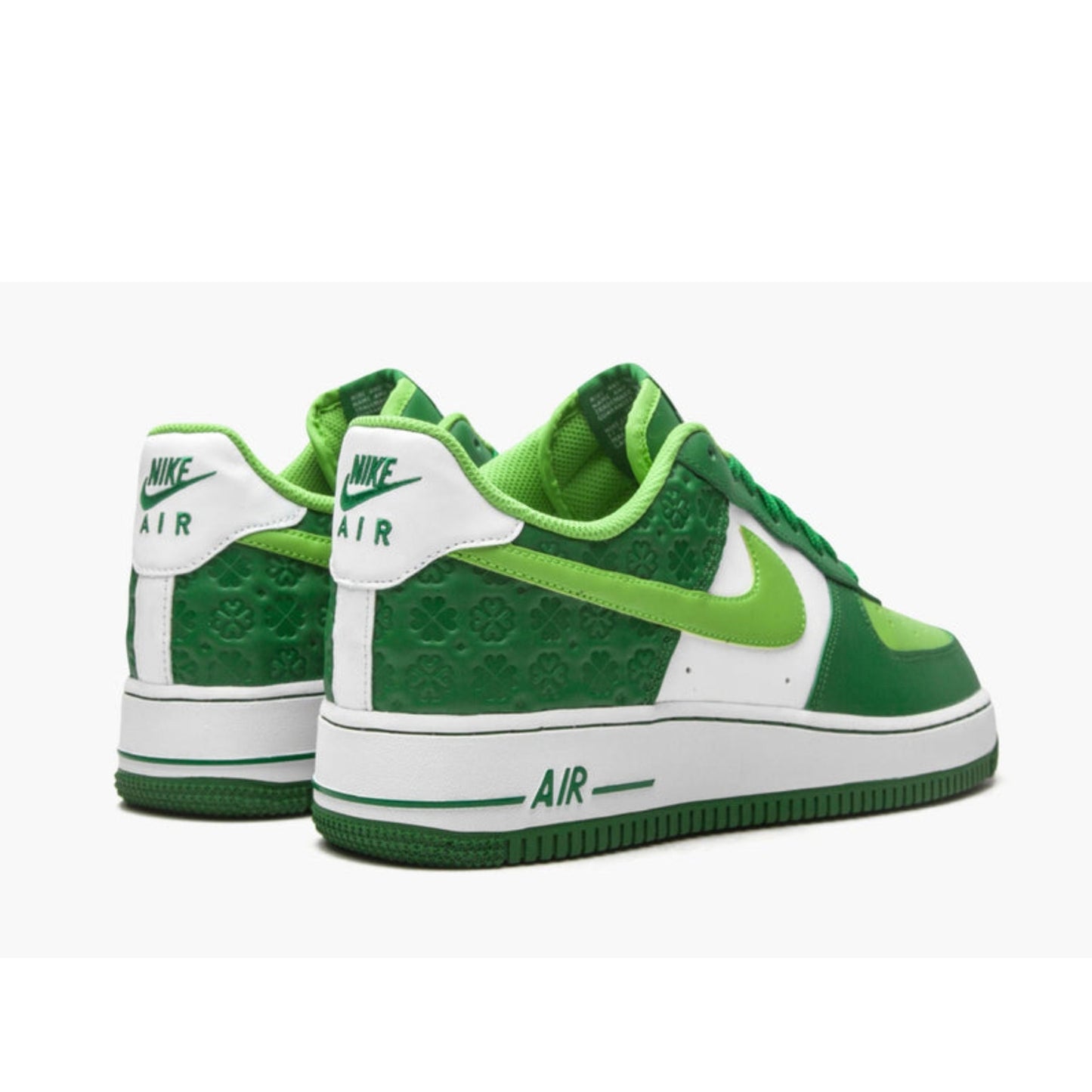 Nike Air Force 1 Low, St. Patrick's Day 2021 edition.