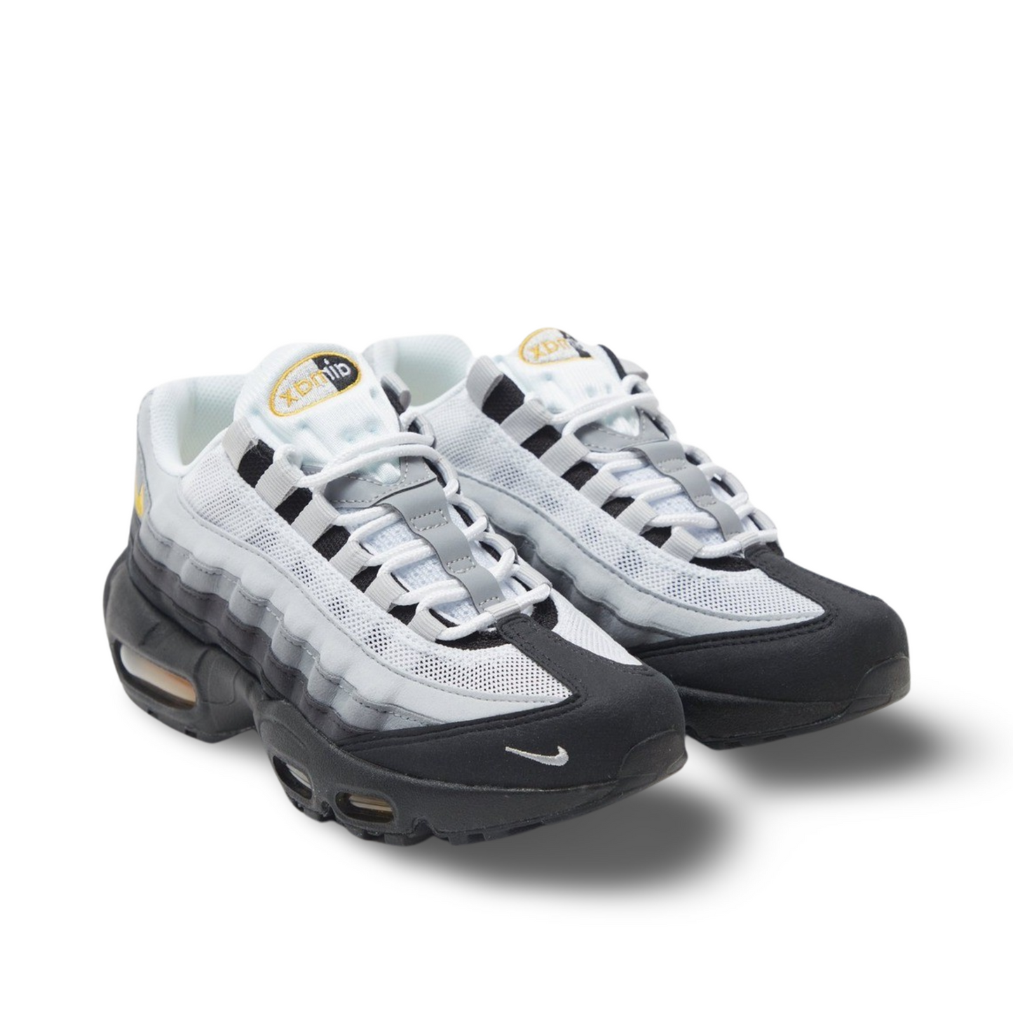 Nike Air Max 95 GS in Grey and Orange.