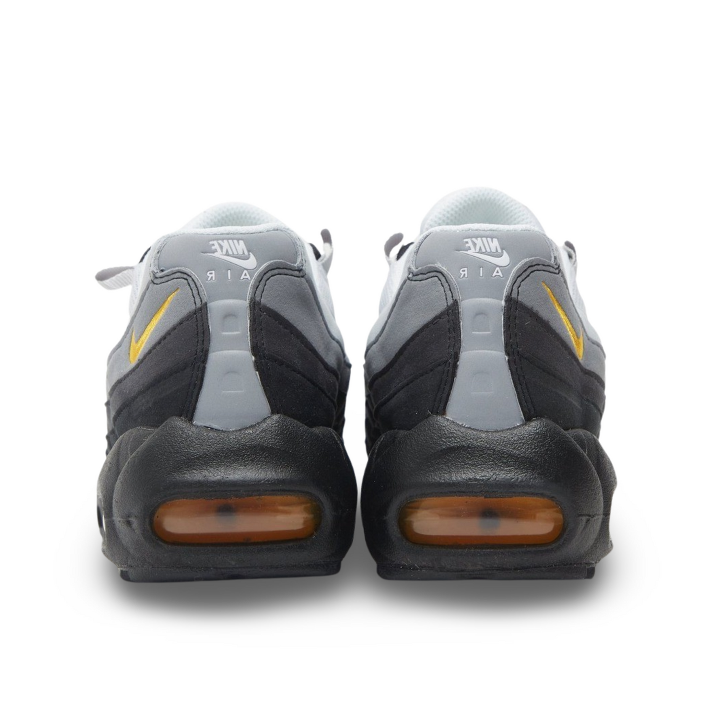 Nike Air Max 95 GS in Grey and Orange.