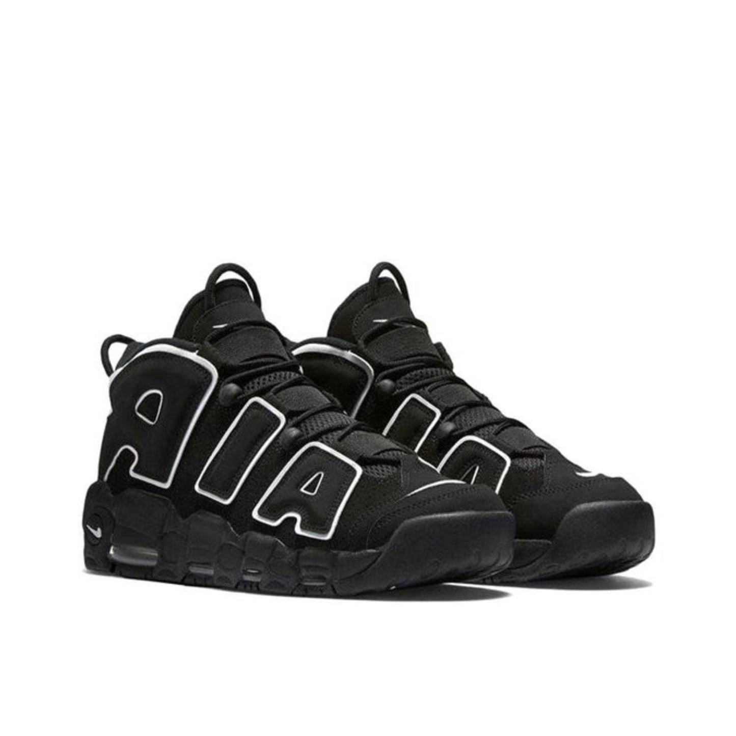 Nike Air More Uptempo, black and white.