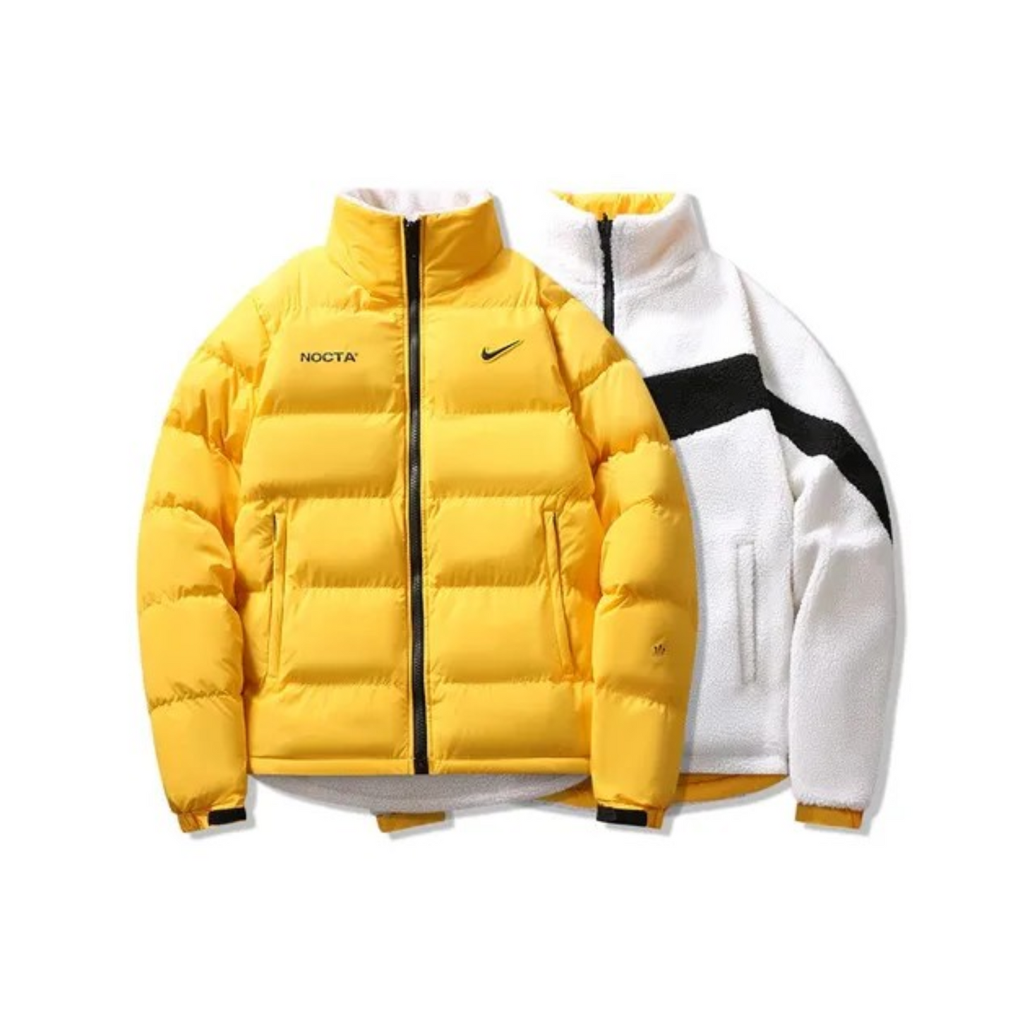 Nike NOCTA Puffer Jacket in Yellow, a Drake collaboration.