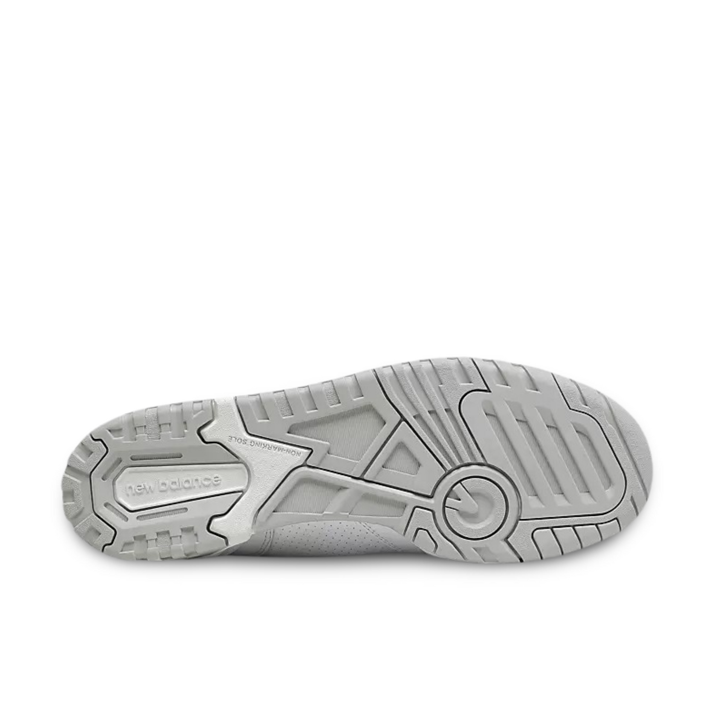 New Balance 550 in grey and white.