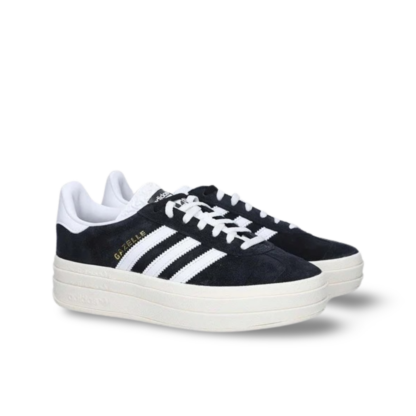 Adidas Gazelle Bold, Black and White.