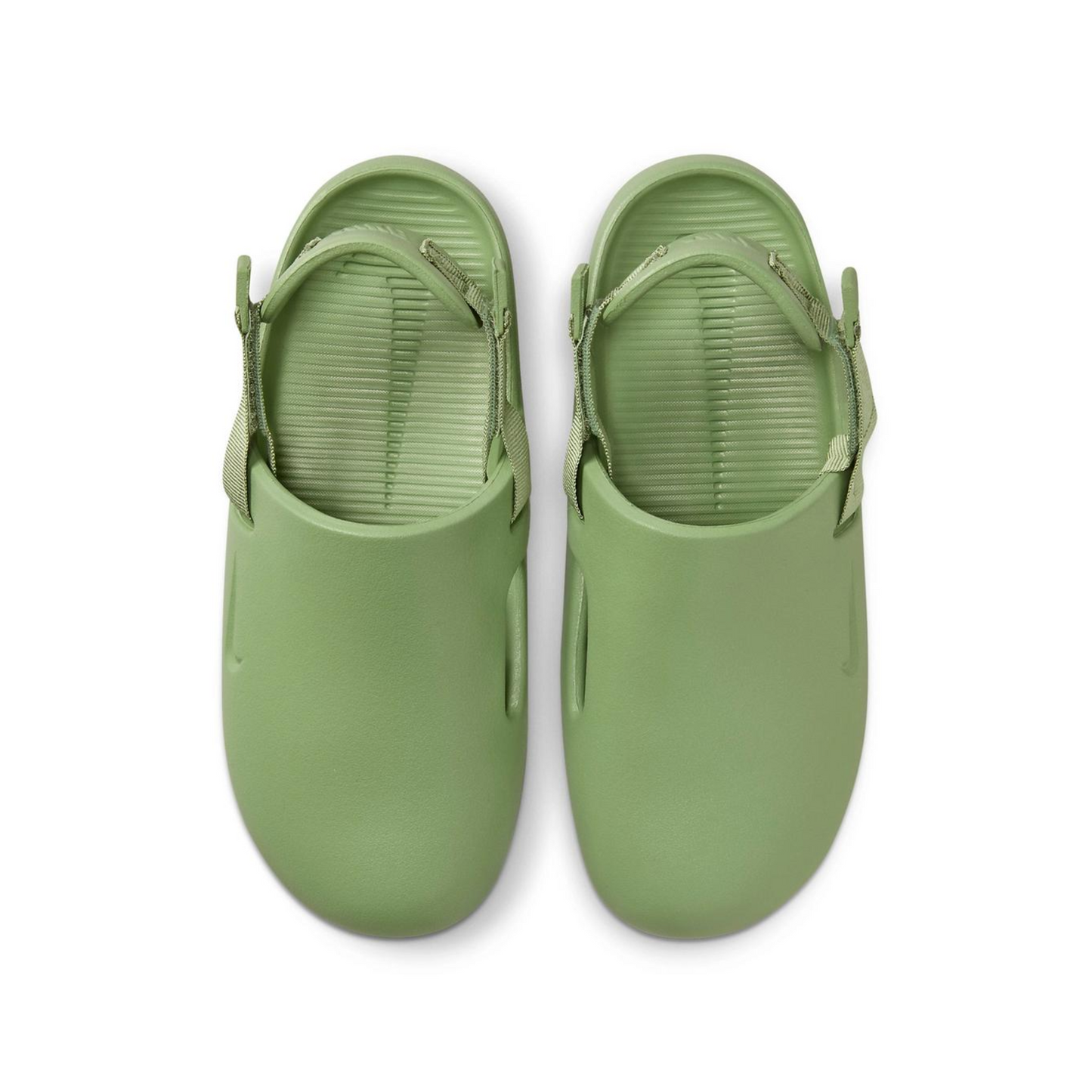 Nike Calm Mule in Oil Green.
