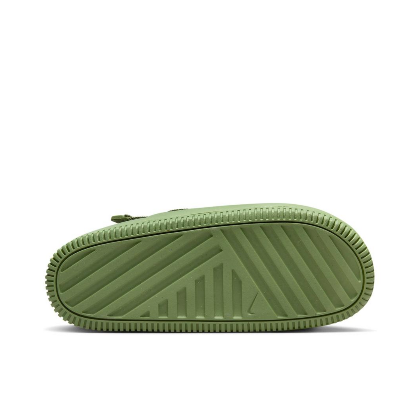 Nike Calm Mule in Oil Green.