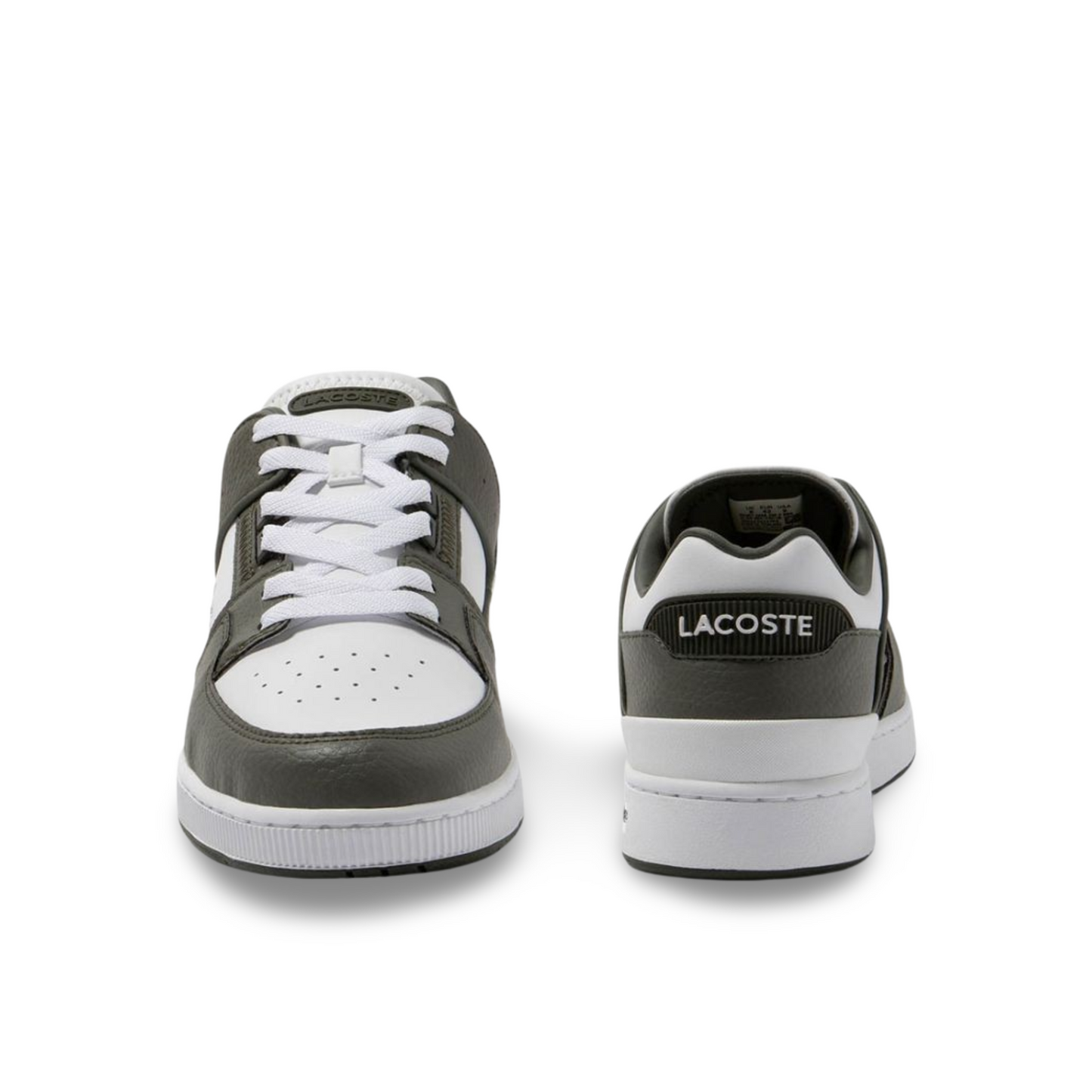 Lacoste Court Cage Trainers – White/Khaki
