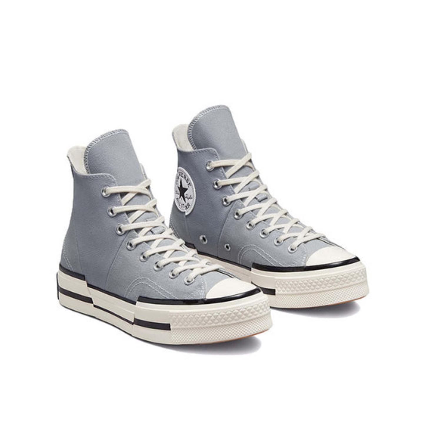 Converse Chuck Taylor 70 Plus High Top in Ash Stone.