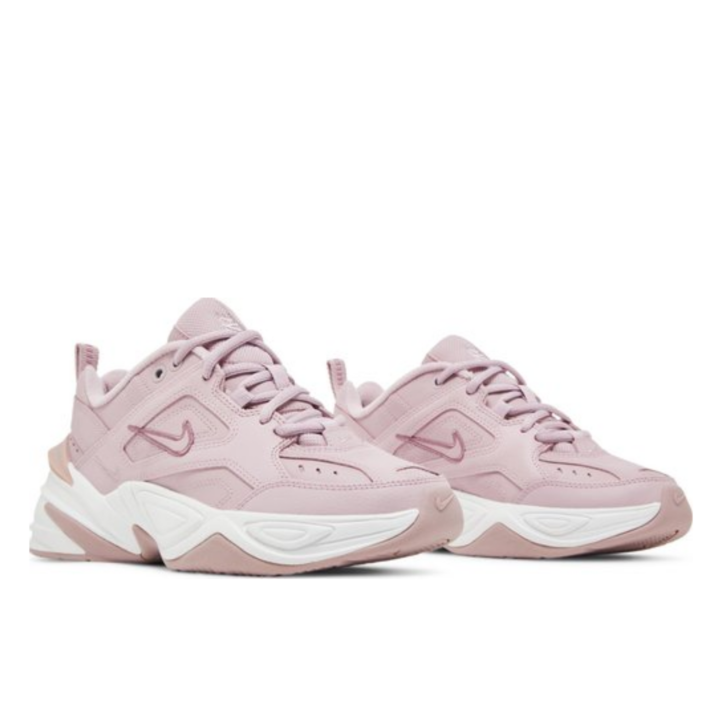 Nike M2K Tekno in Plum Chalk.