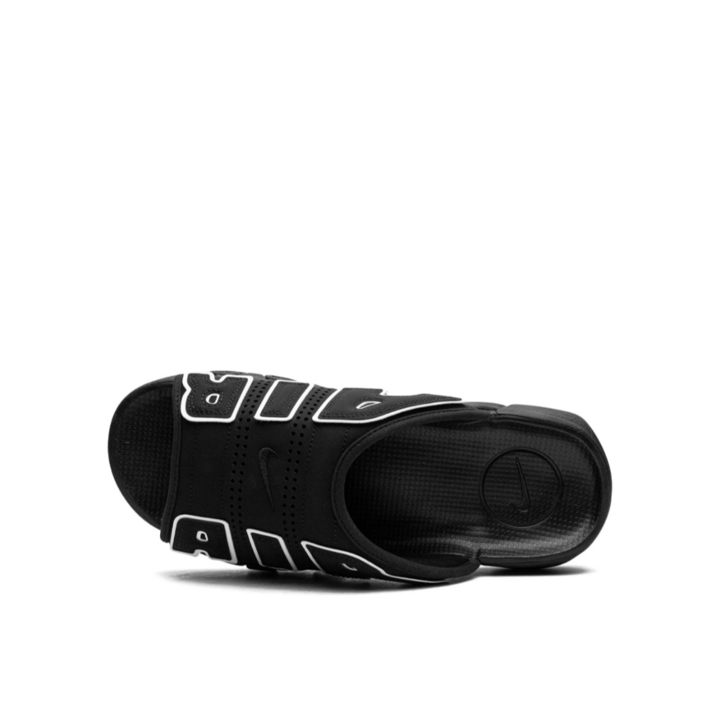 Nike Air More Uptempo Slide OG "Black/White" slides.