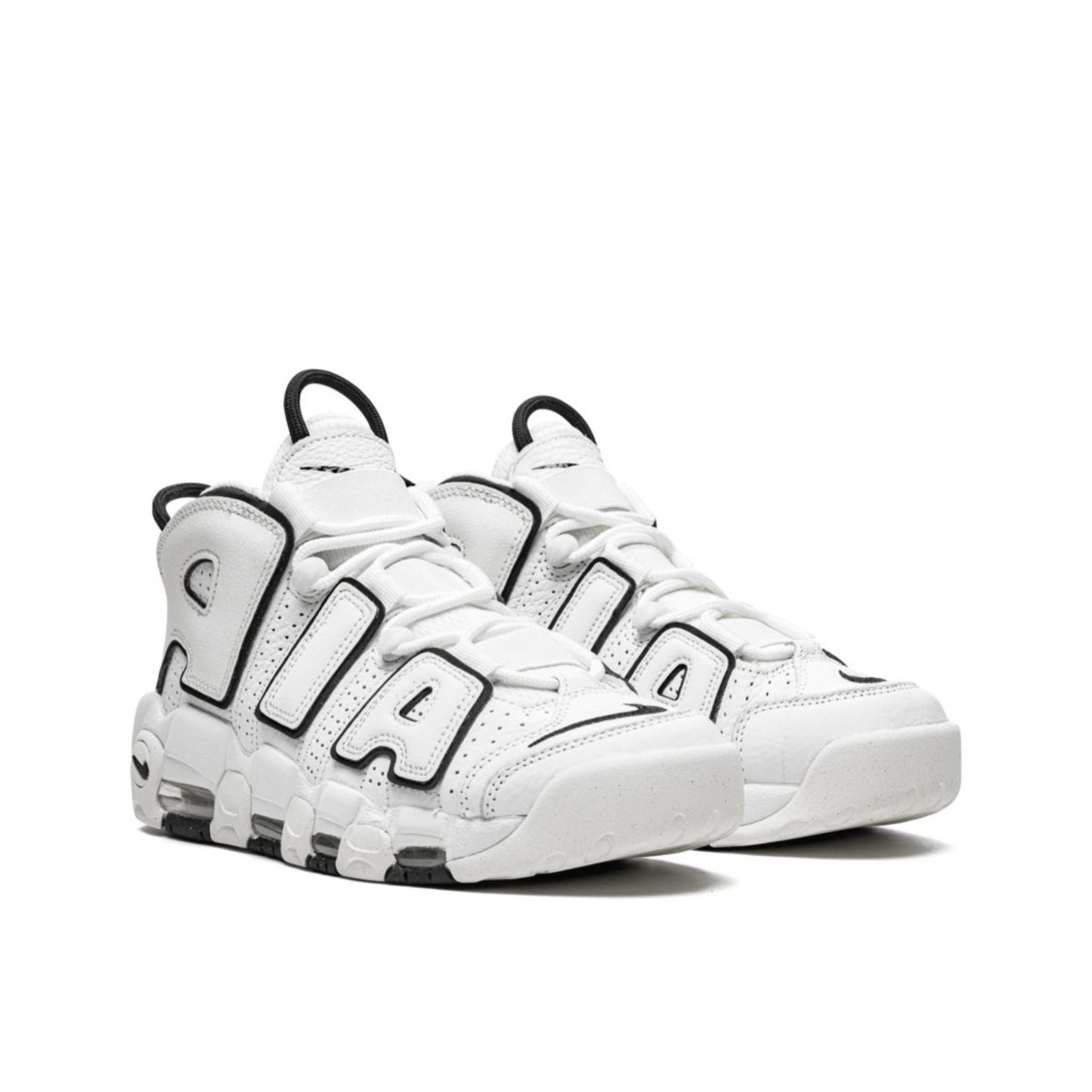 Nike Air More Uptempo in White/Black.