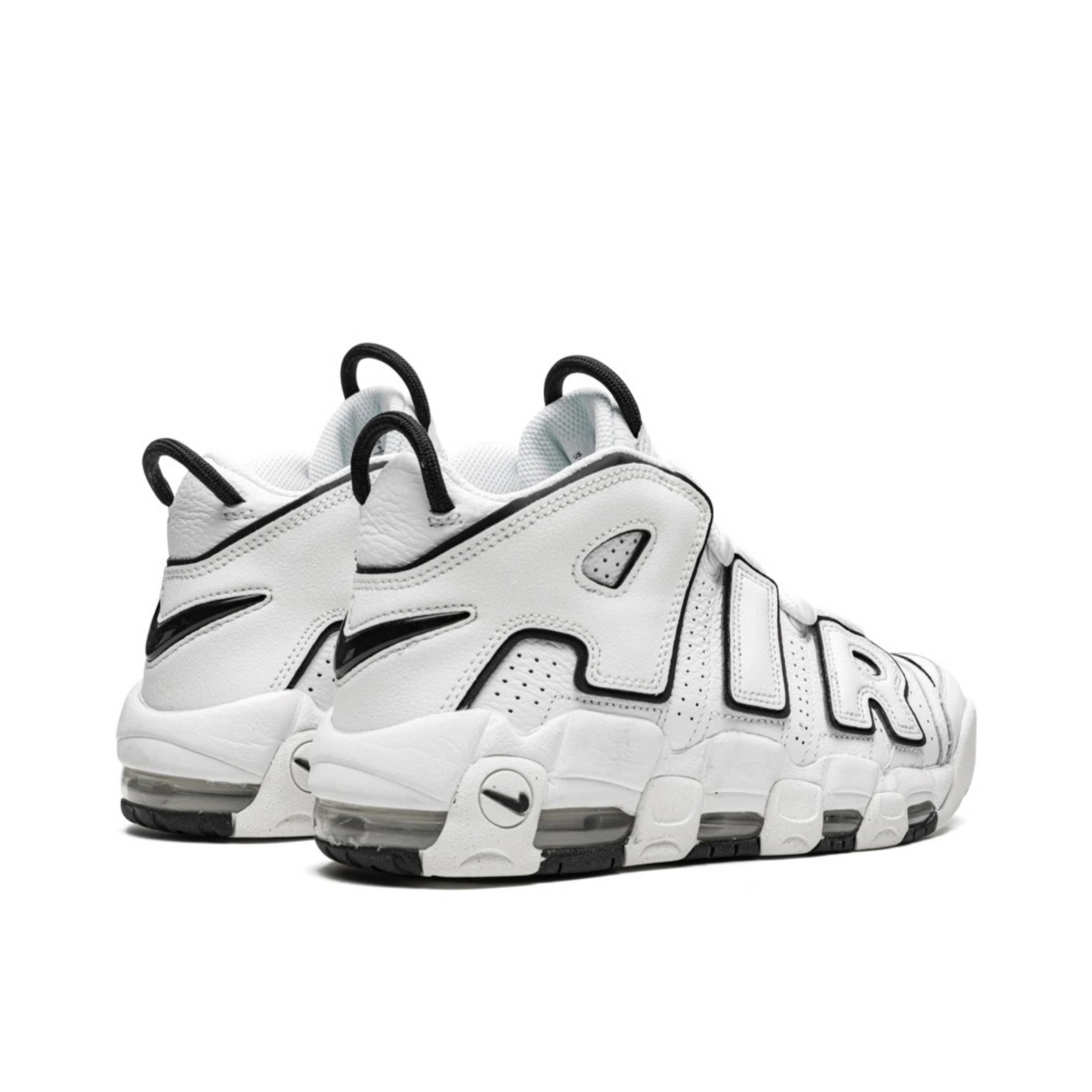 Nike Air More Uptempo in White/Black.