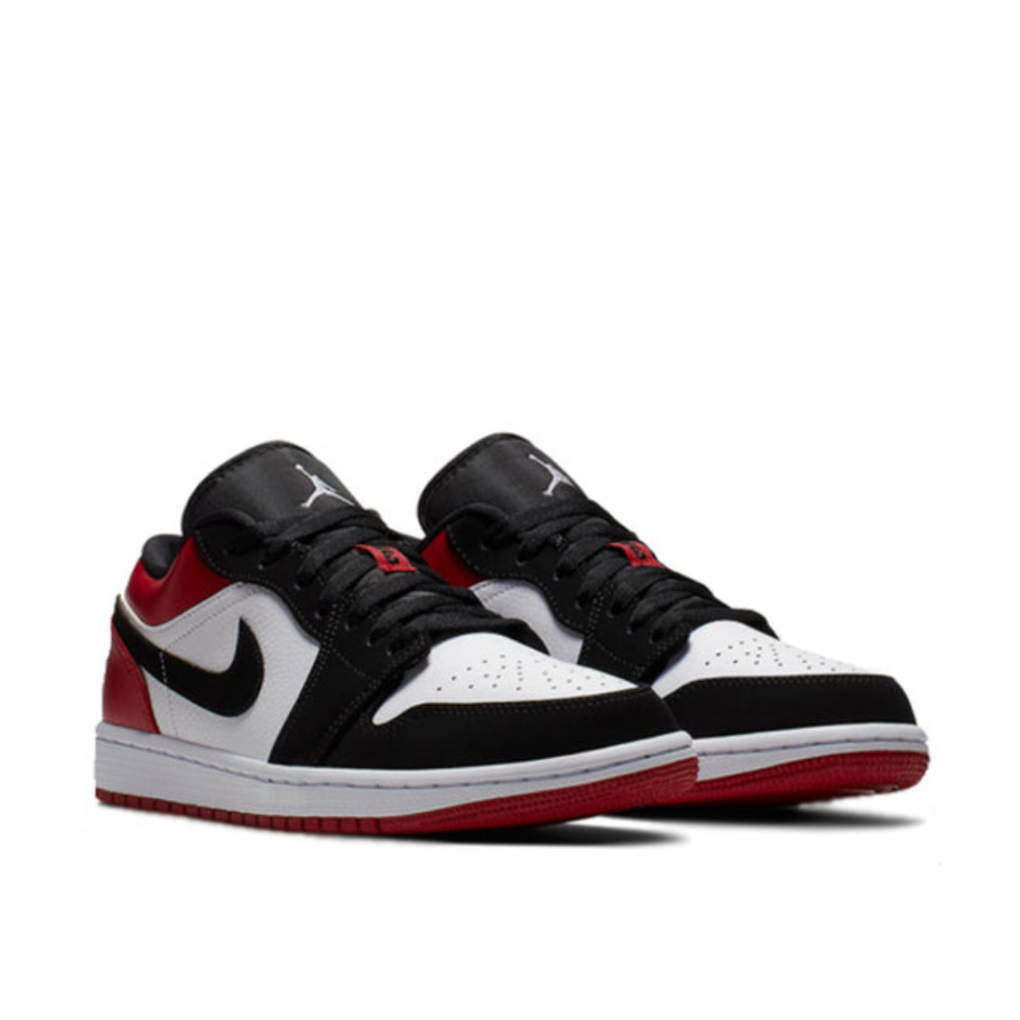 Air Jordan 1 Low, "Black Toe" model.