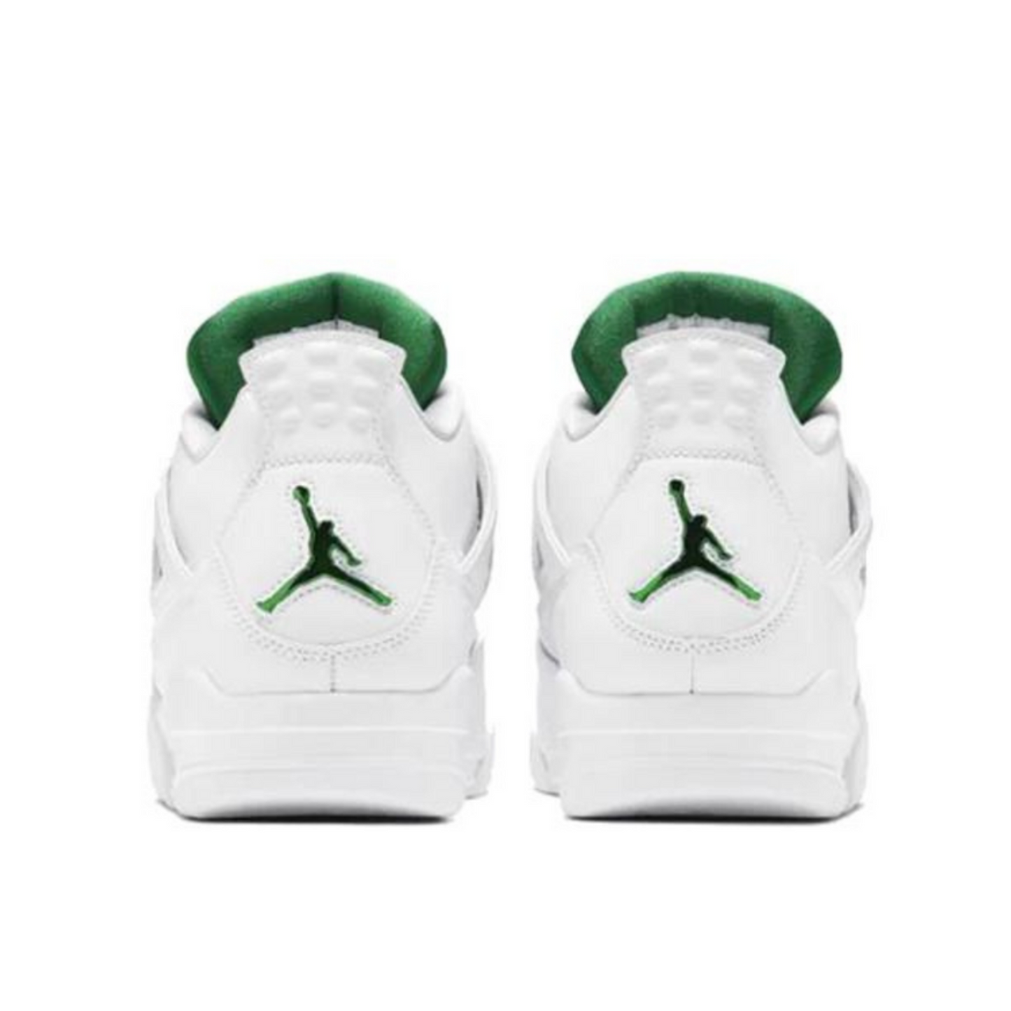 Air Jordan 4 Retro, Metallic Green edition.