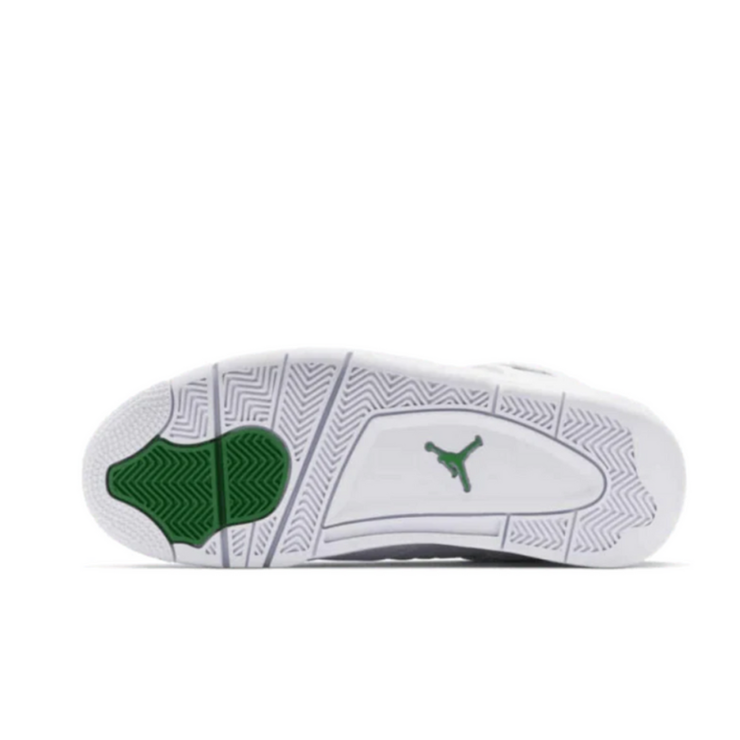 Air Jordan 4 Retro, Metallic Green edition.