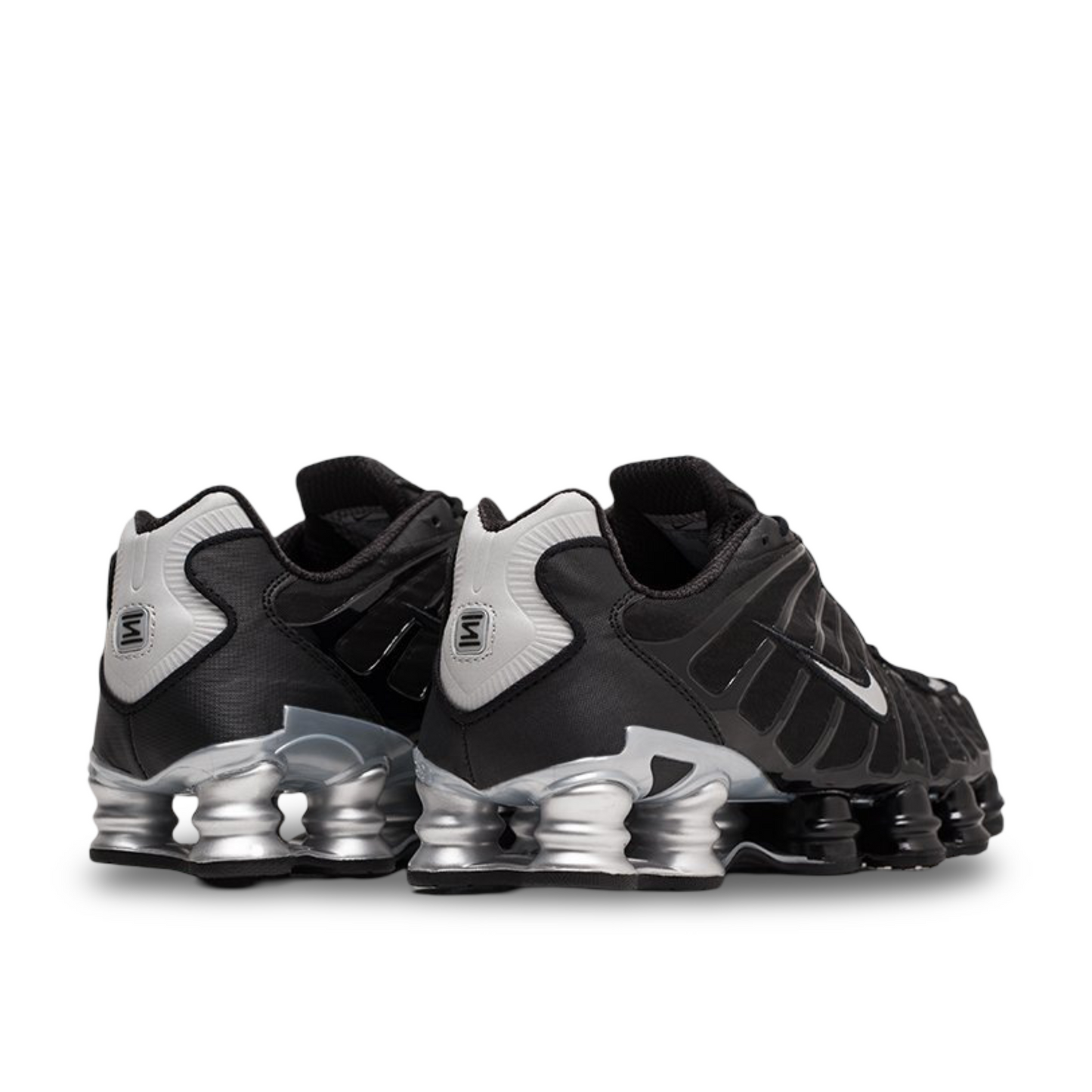 Nike Shox TL in black and metallic silver.