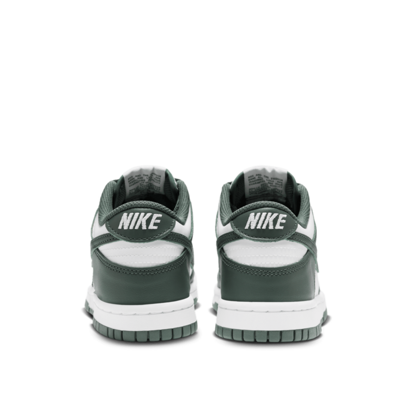 Nike Dunk Low 'Spruce Green' for kids.