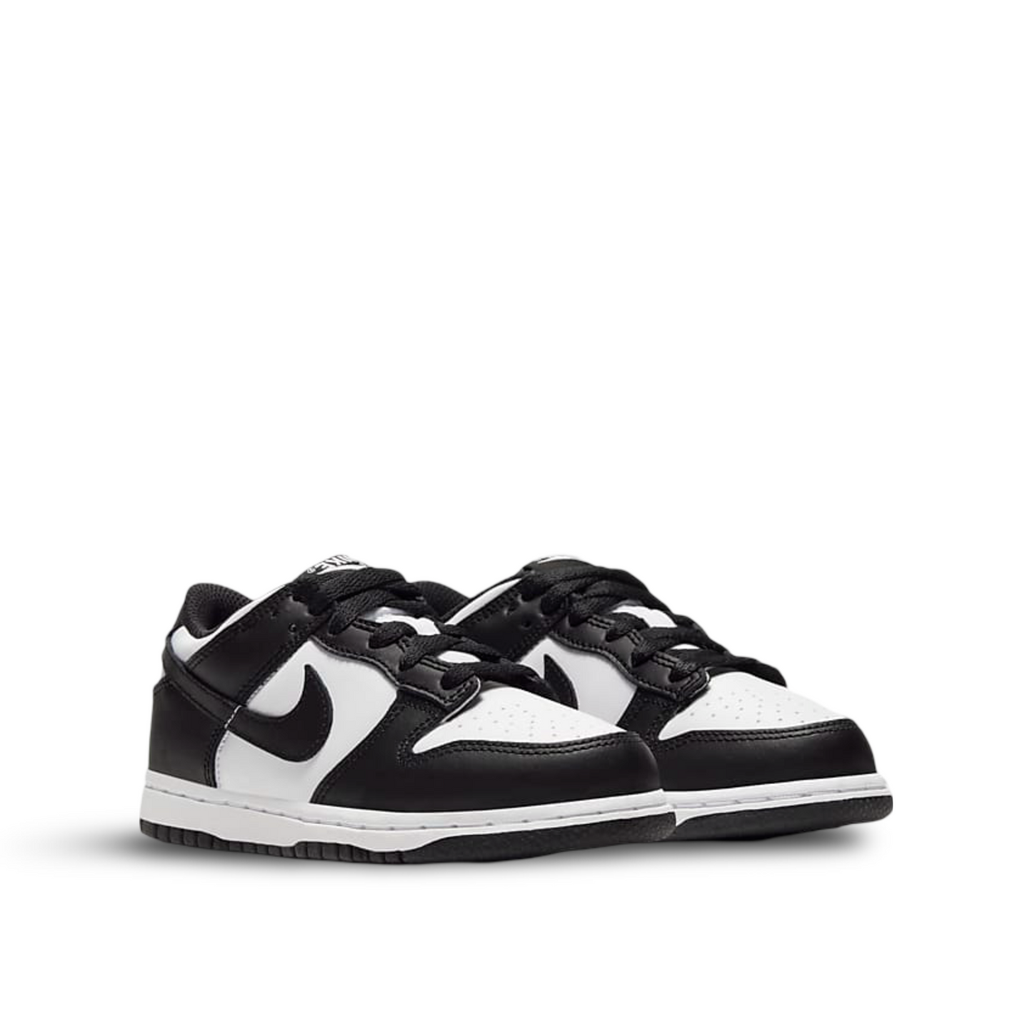 Nike Dunk Low, classic black and white, kids