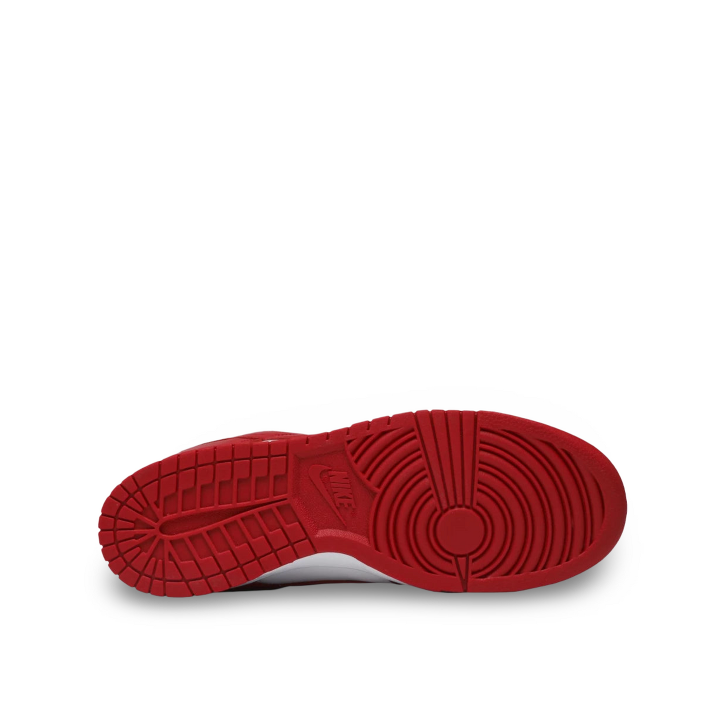 Nike Dunk Low Retro children's, red and white.