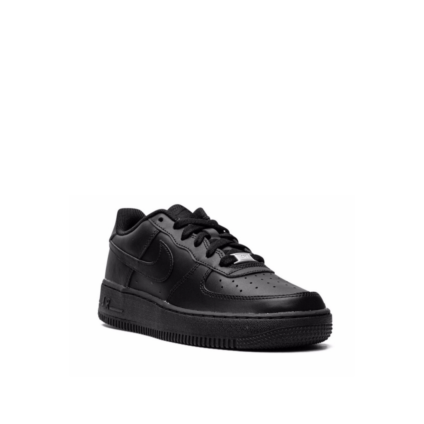 Black Air Force 1s for kids.