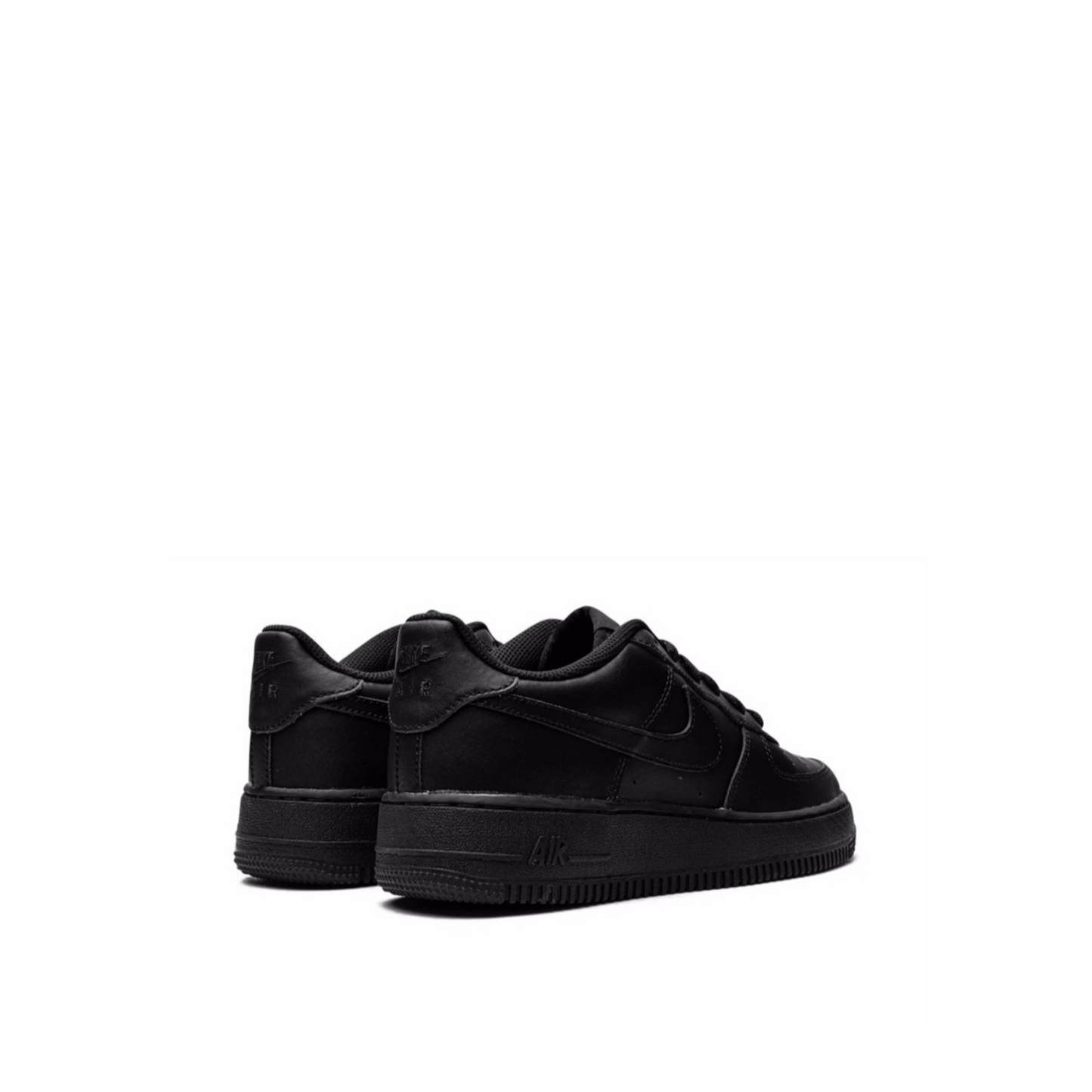 Black Air Force 1s for kids.