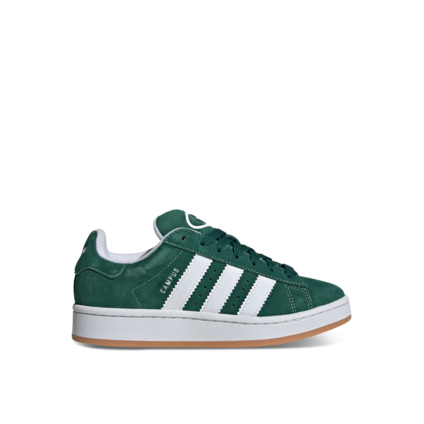 Adidas Campus 00s kids' green shoes.