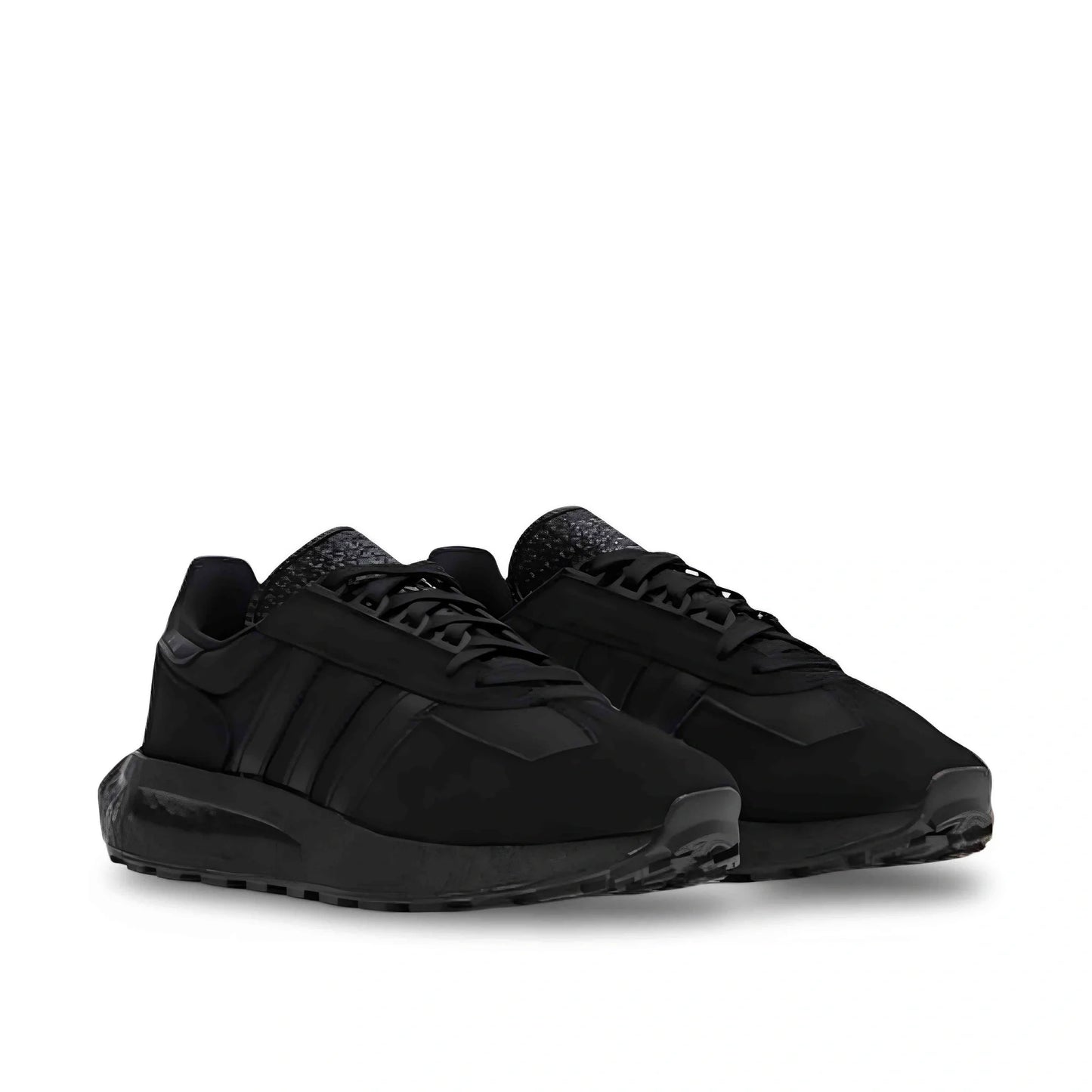 adidas Retropy E5, Triple Black colorway.