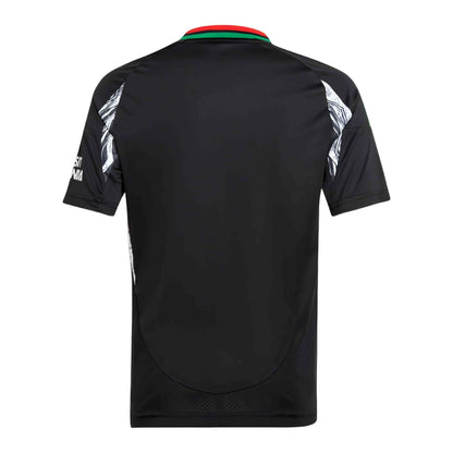 The adidas Arsenal 2024-2025 away authentic jersey is available in black.