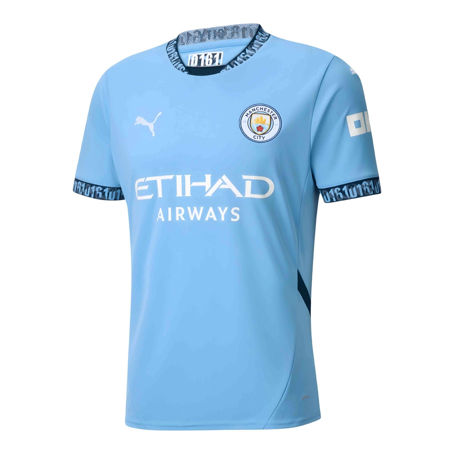 Puma Manchester City Home Stadium Jersey, 2024-25 Season.