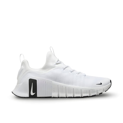 Nike Free Metcon 6 "White/White/Black" Shoes.