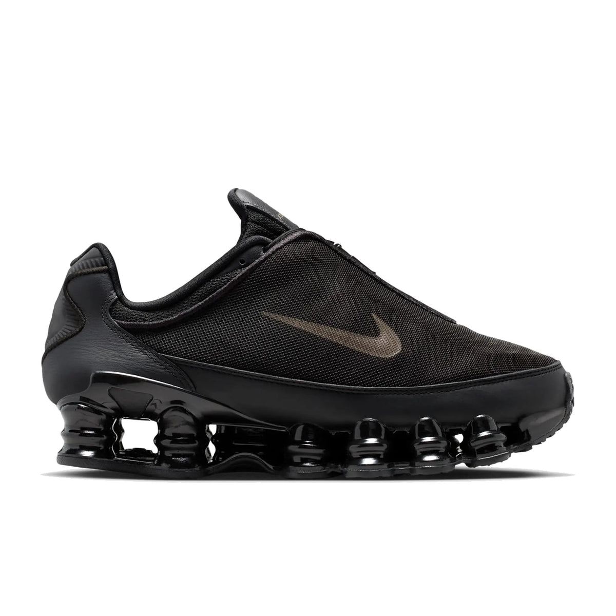 Nike Shox TL Winterized Black and Cave Stone unisex sneaker side view