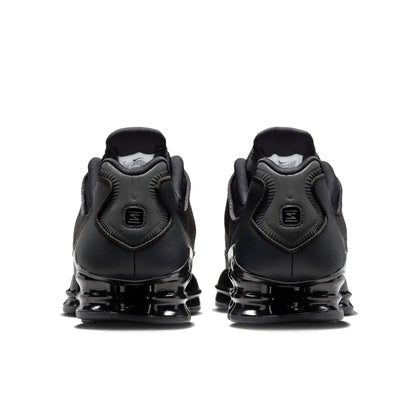 Rear view of Nike Shox TL Winterized Black unisex sneakers
