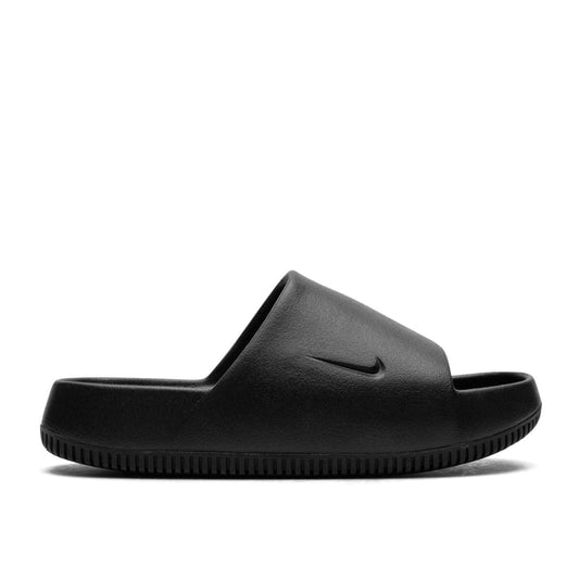 Nike Calm black slides.