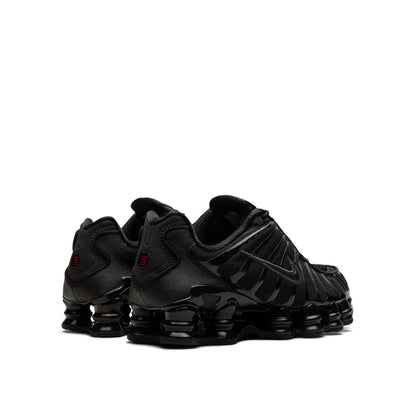 Nike Shox TL in Black and Max Orange.