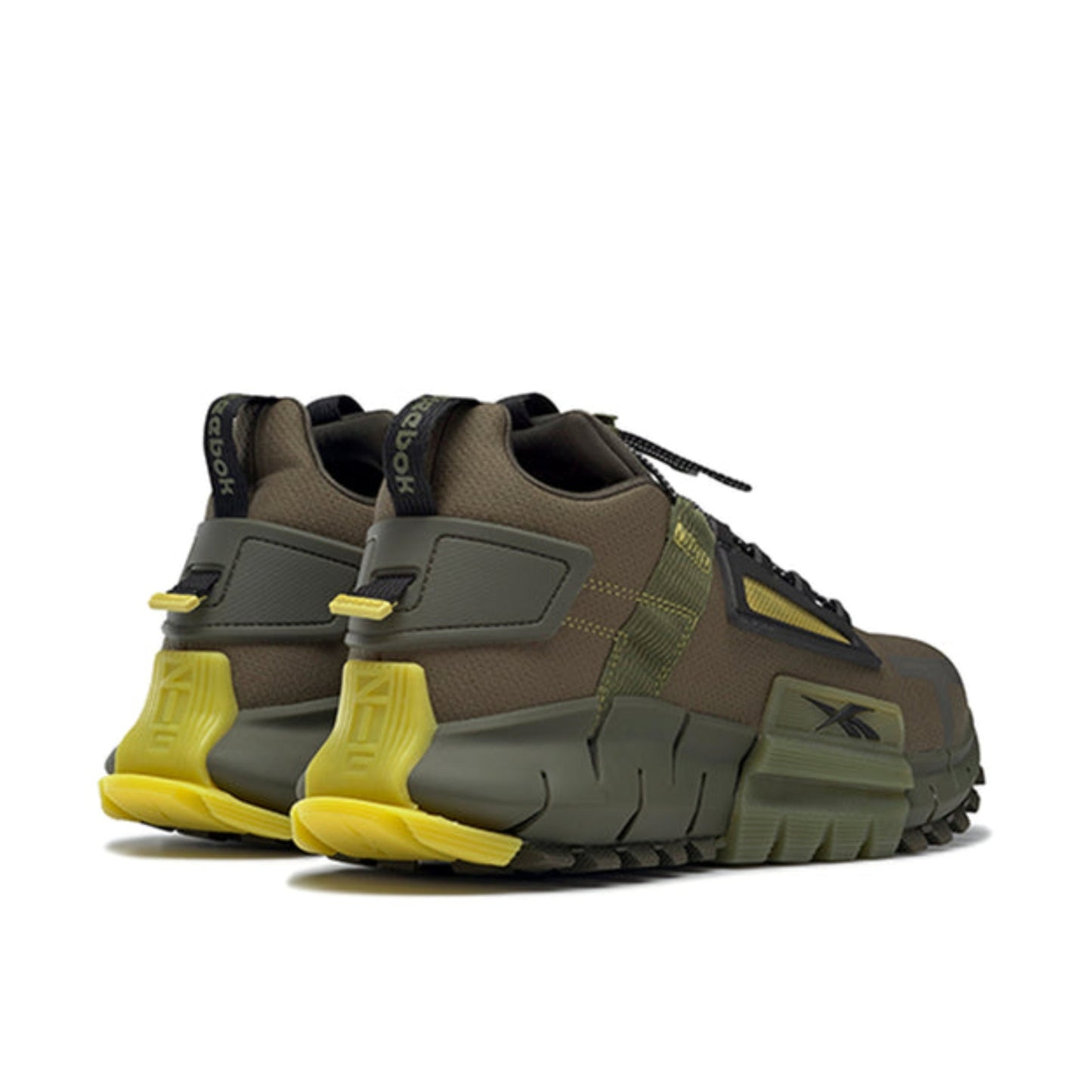 Reebok Zig Kinetica Edge in Army Green.